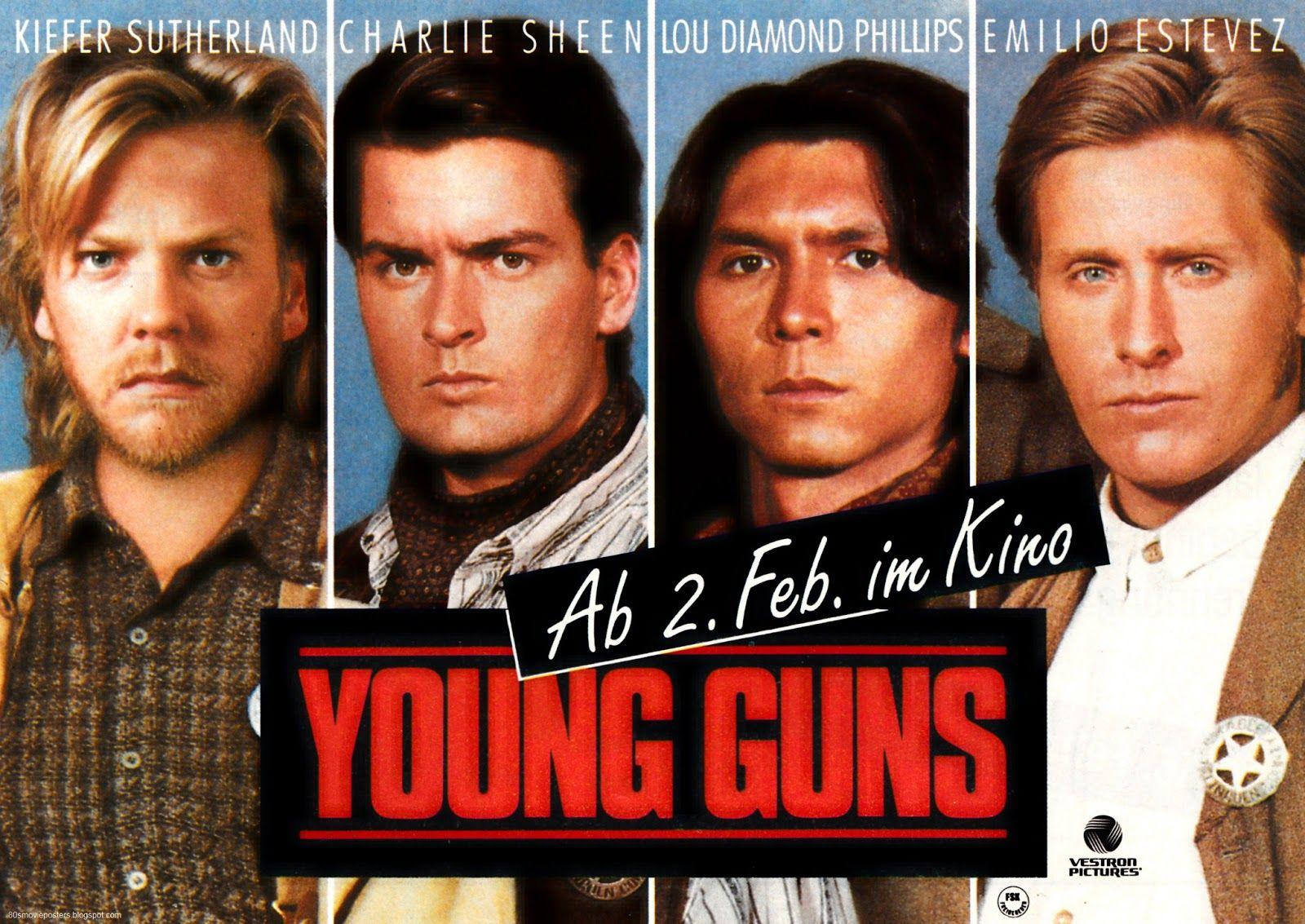 80s Movie Posters der 80er: Young Guns (1988)