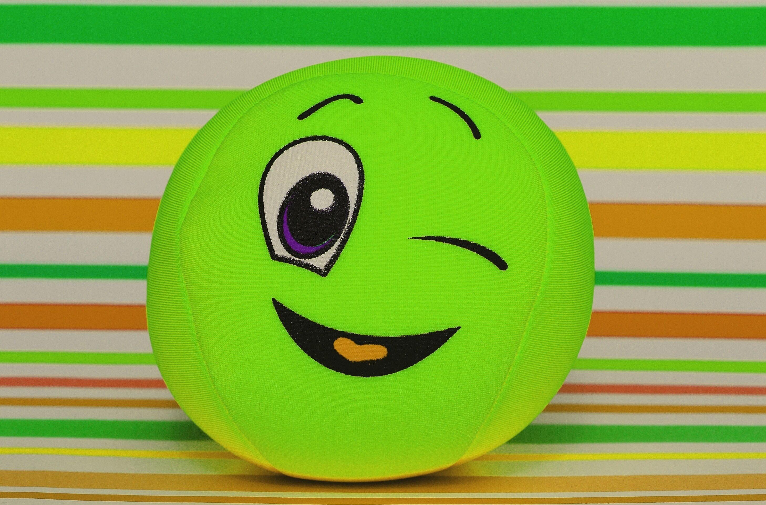 green wink emoji free image