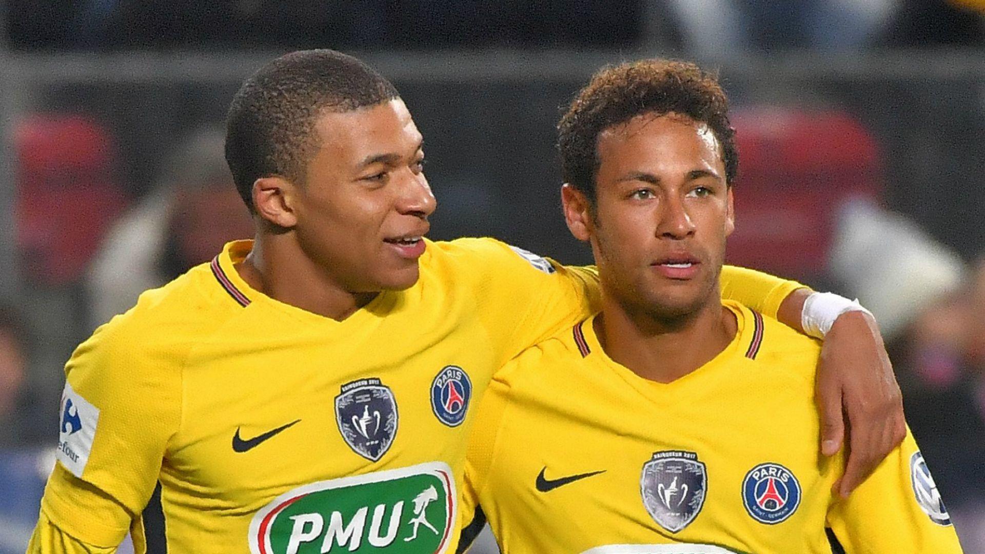 Neymar to Real Madrid links nothing but hot air, insists Mbappe