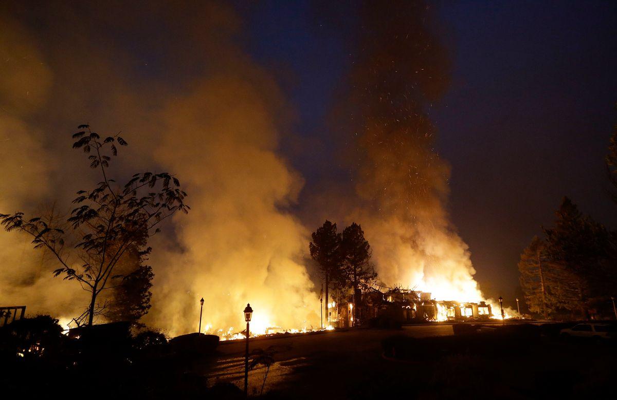 In Picture: Wildfires hit California