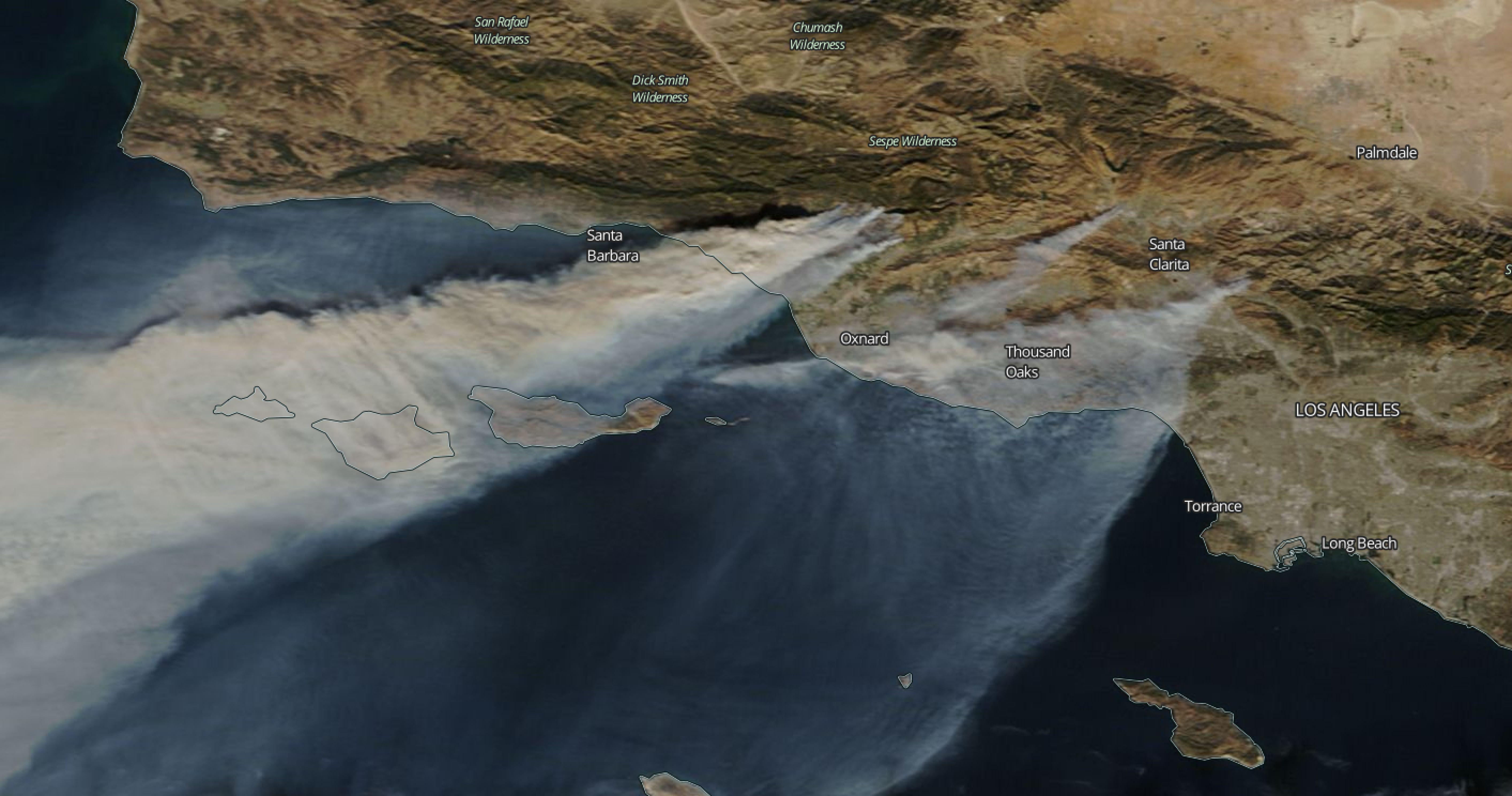 Wildfires southern California Map Outline Line Interactive Map