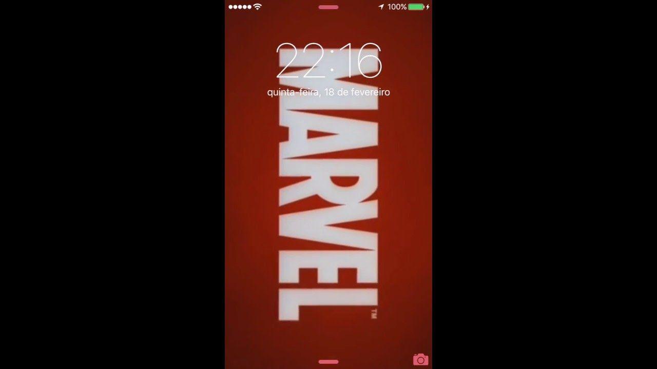 Wallpaper com Live Photo da Marvel