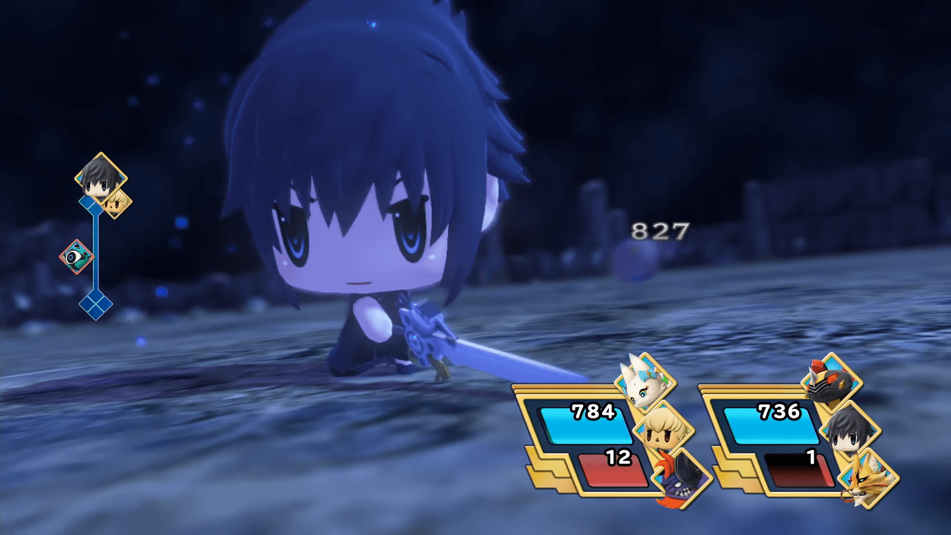 Noctis gameplay World of Final Fantasy Maxima.png. Final