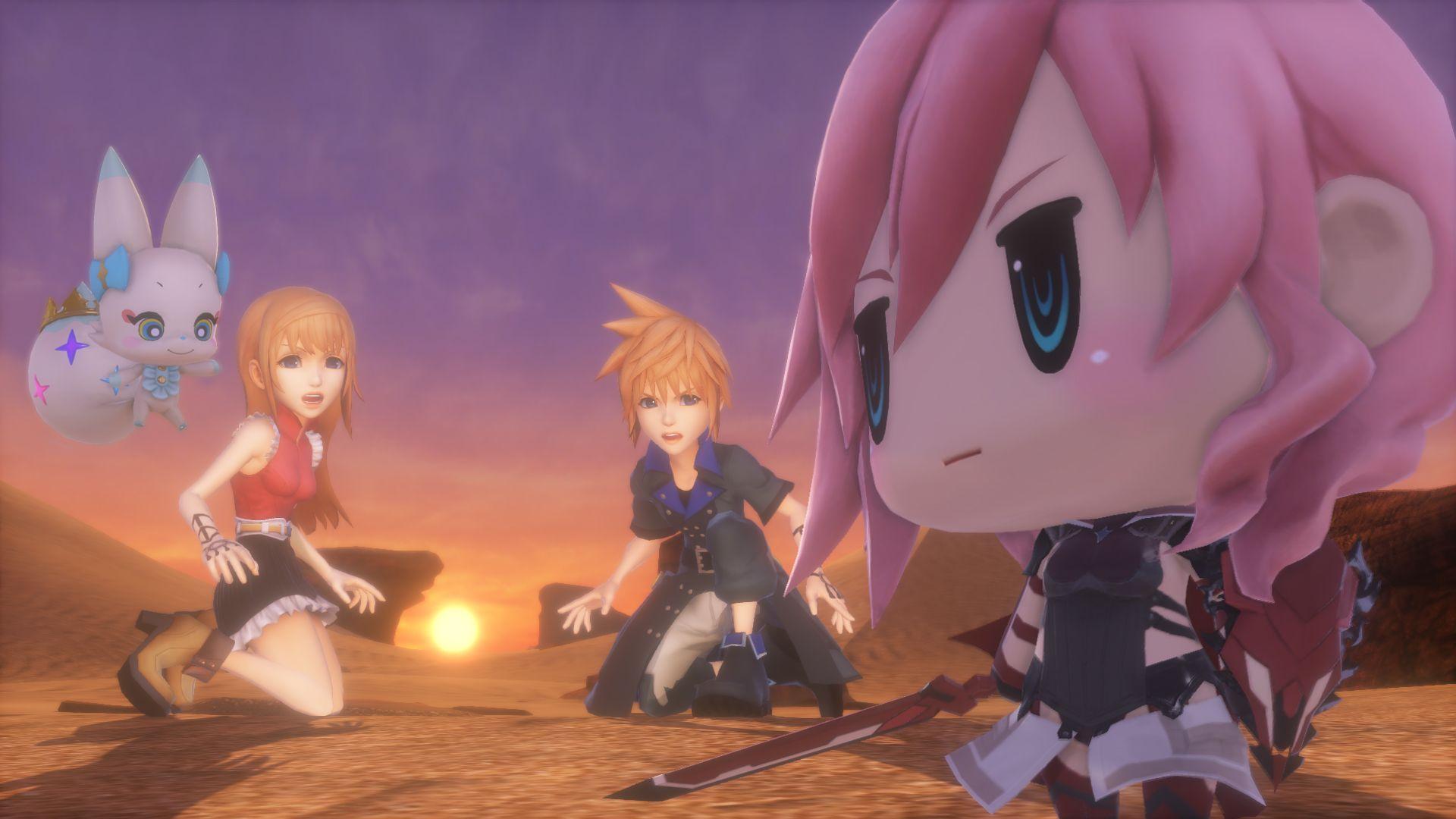 World of Final Fantasy was almost a completely different game