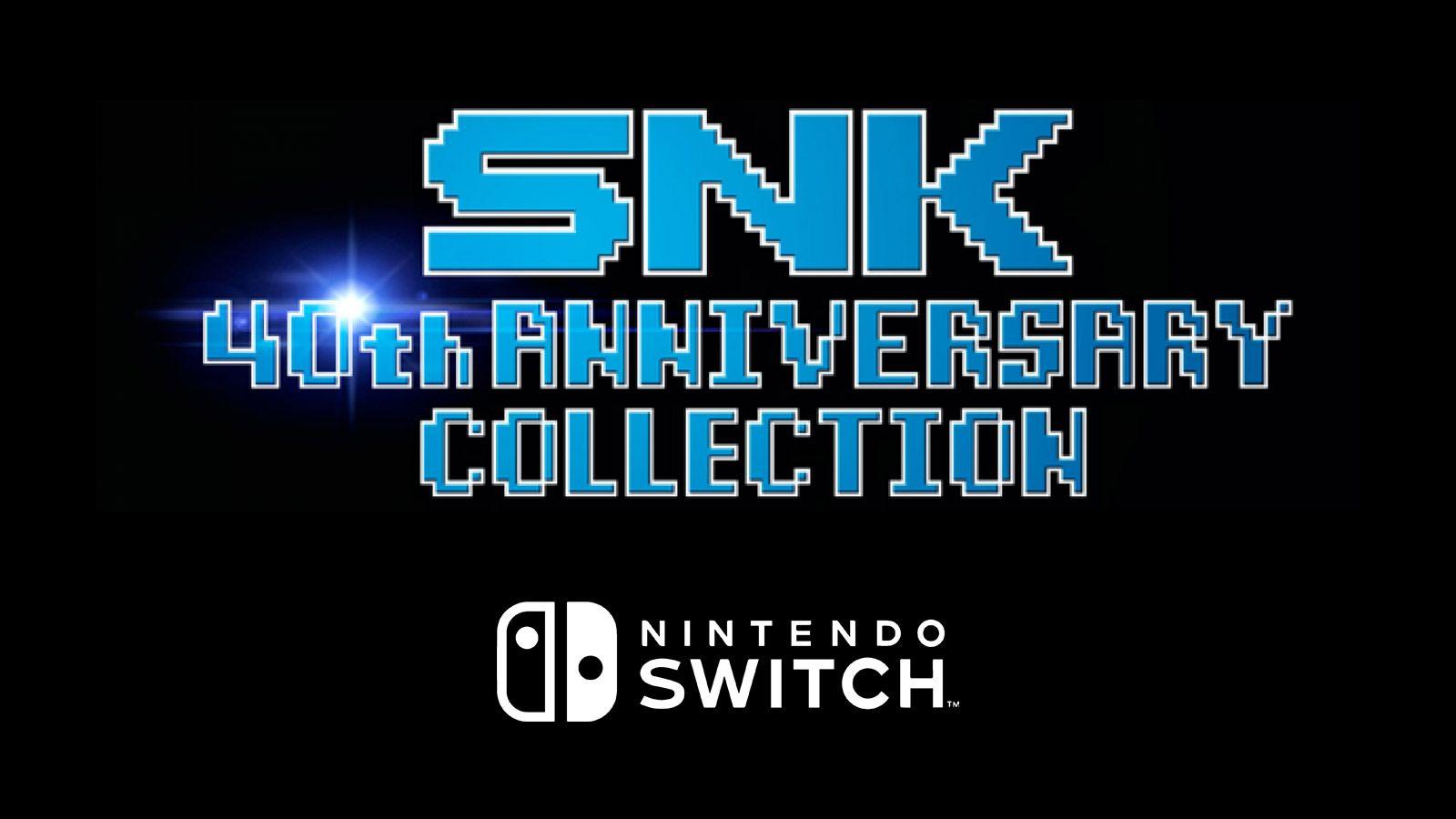 SNK 40th Anniversary Collection Announced for Switch