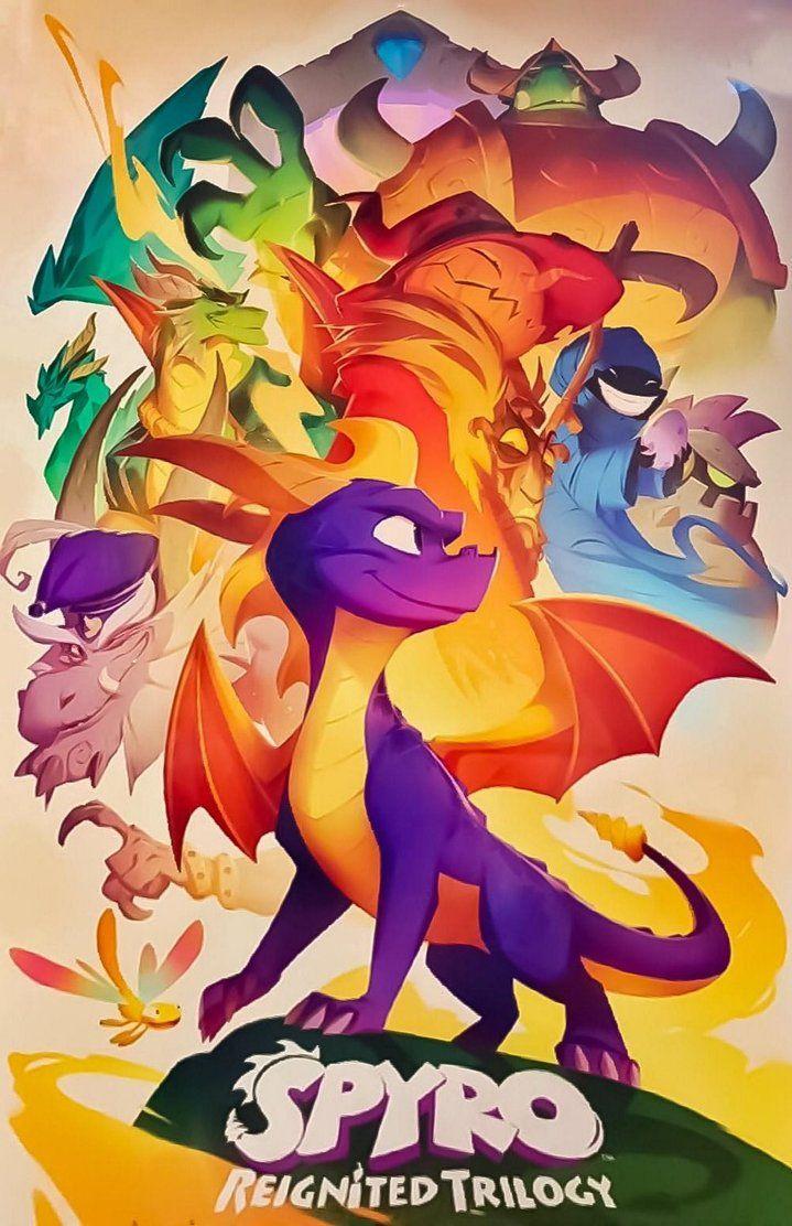 Spyro Reignited Trilogy Poster San Diego ComicCon