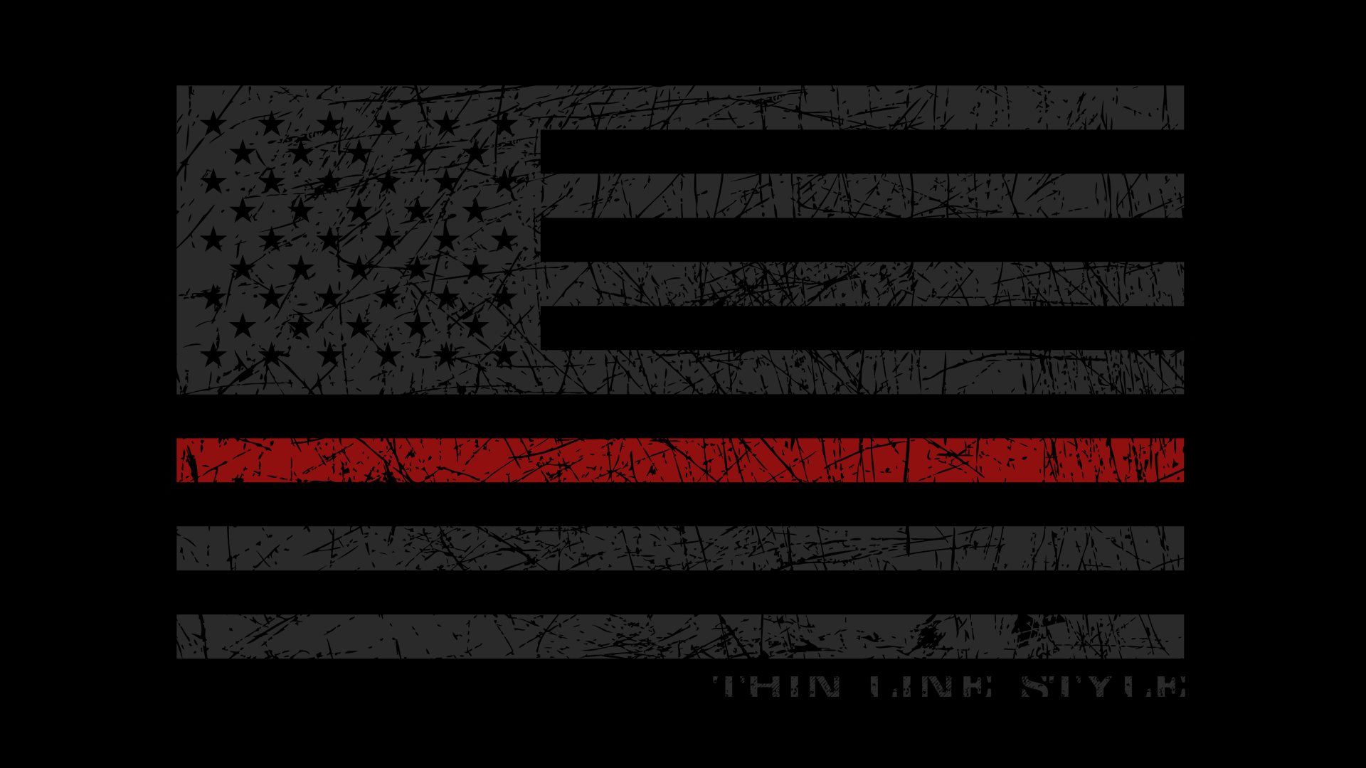 thin blue line flag