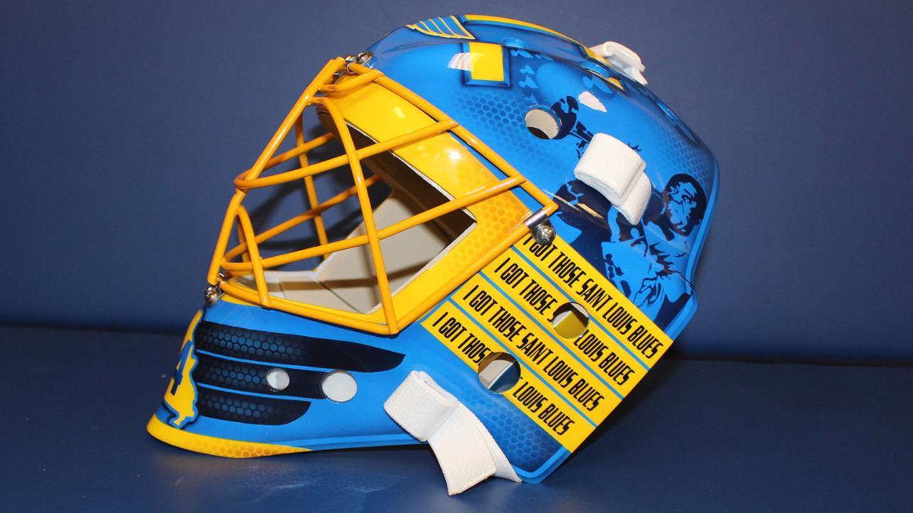 Allen brings back bold look for new mask, gear