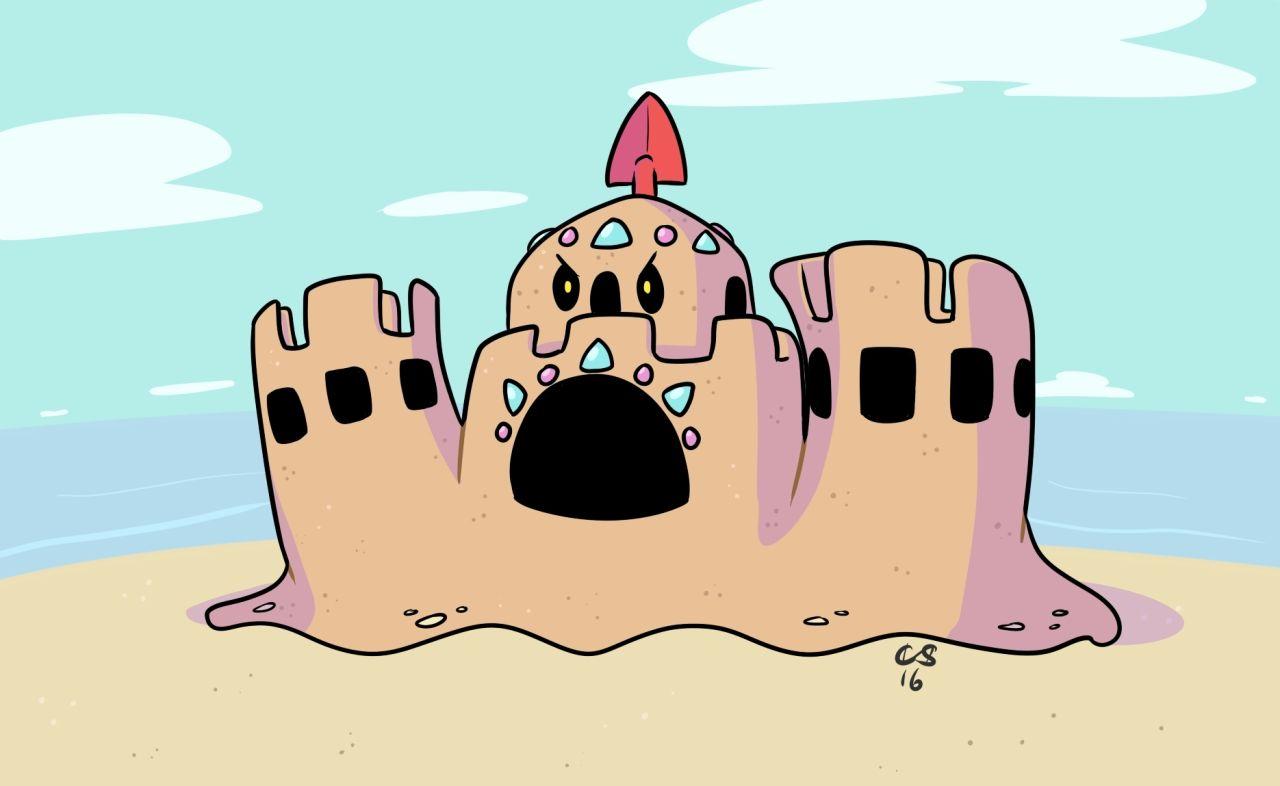 Sandcastle. Anime Image Board