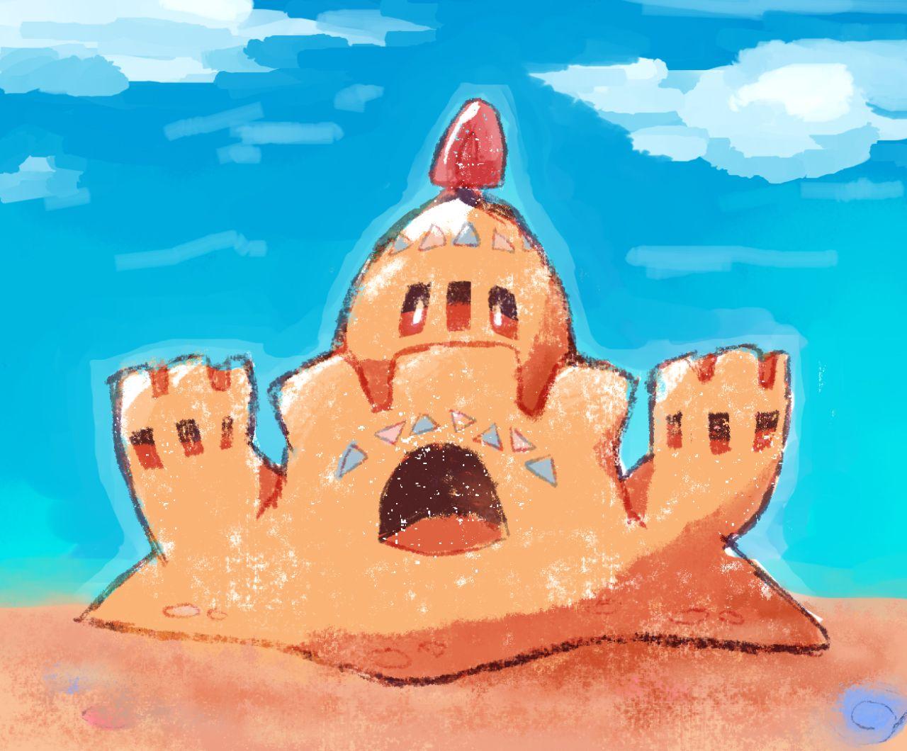 Sandcastle. Anime Image Board