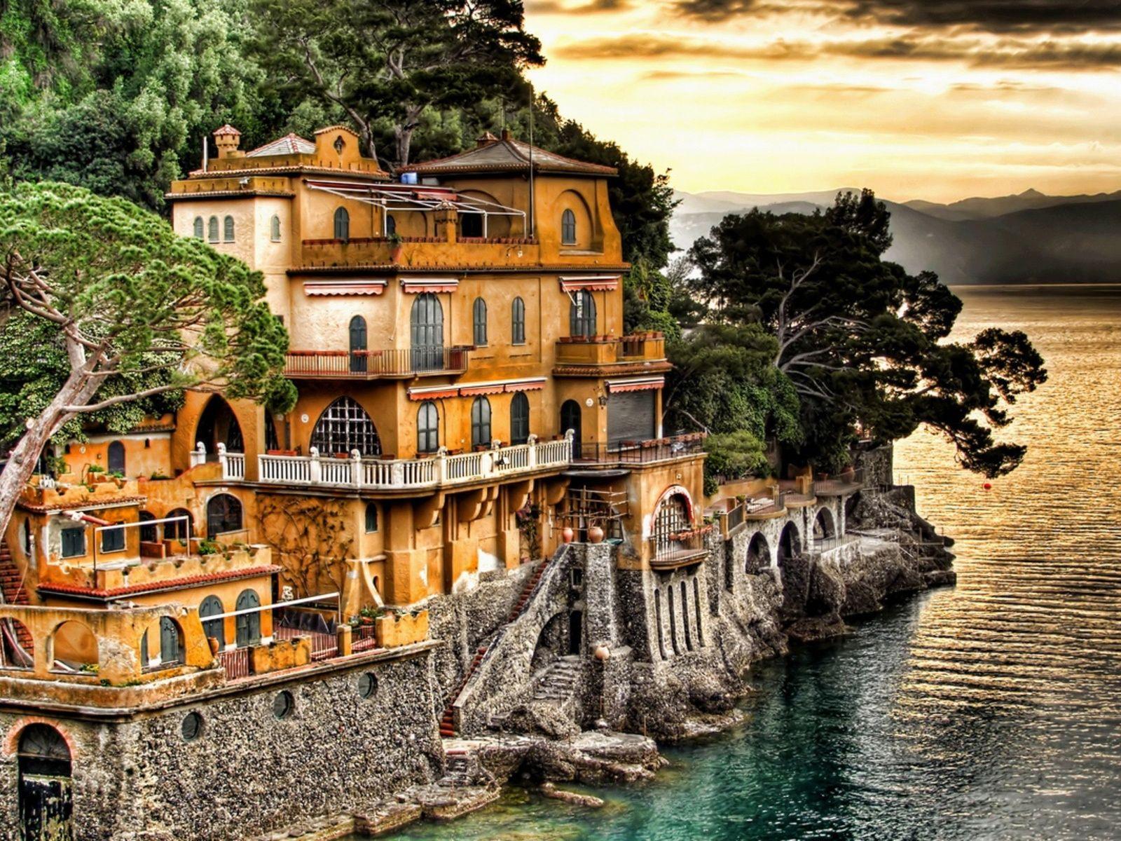 Old house in Genoa, Italy wallpaper and image