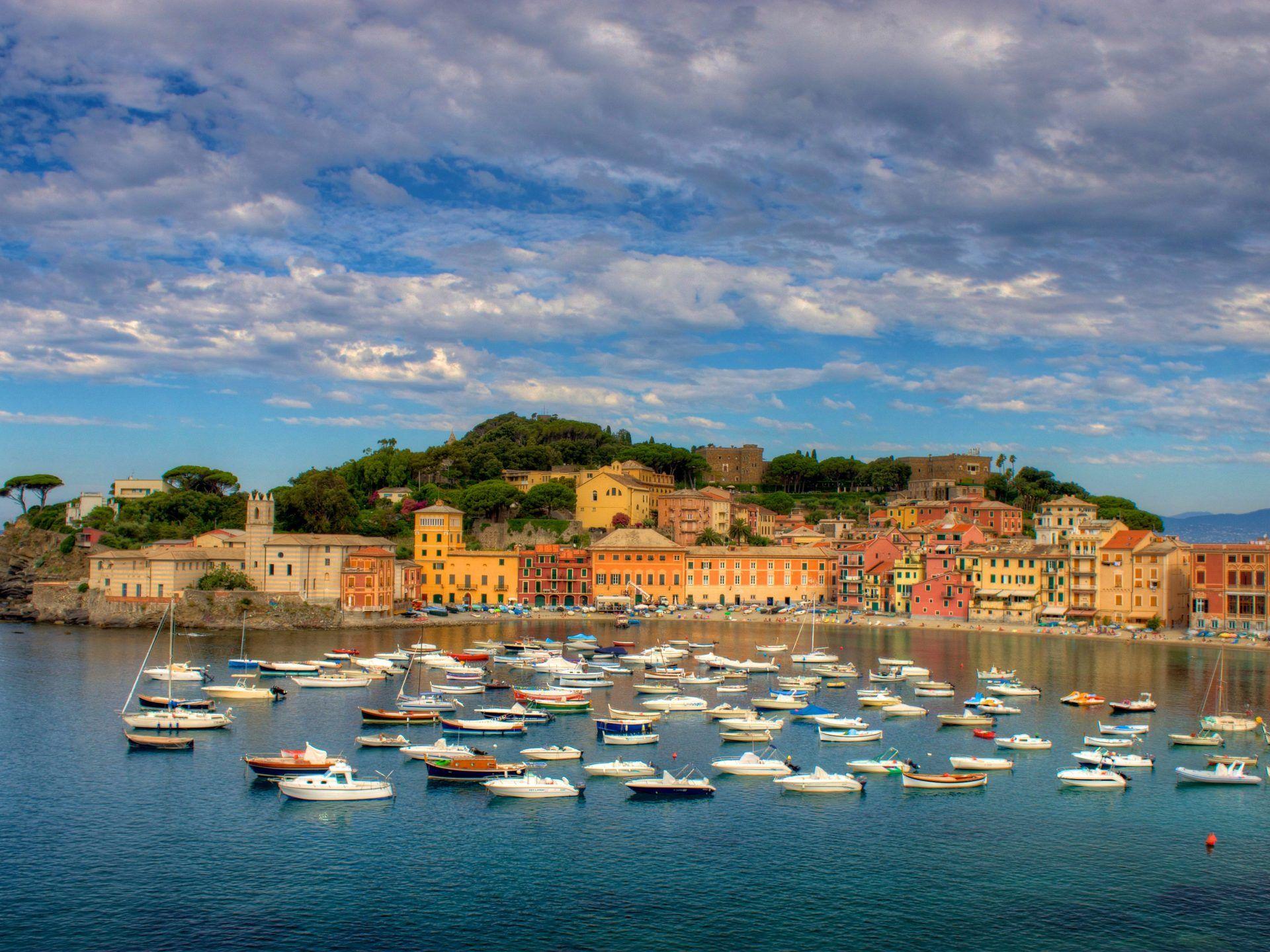 Sestri Levante Is A Town And Comune In Liguria, Italy. Lying On