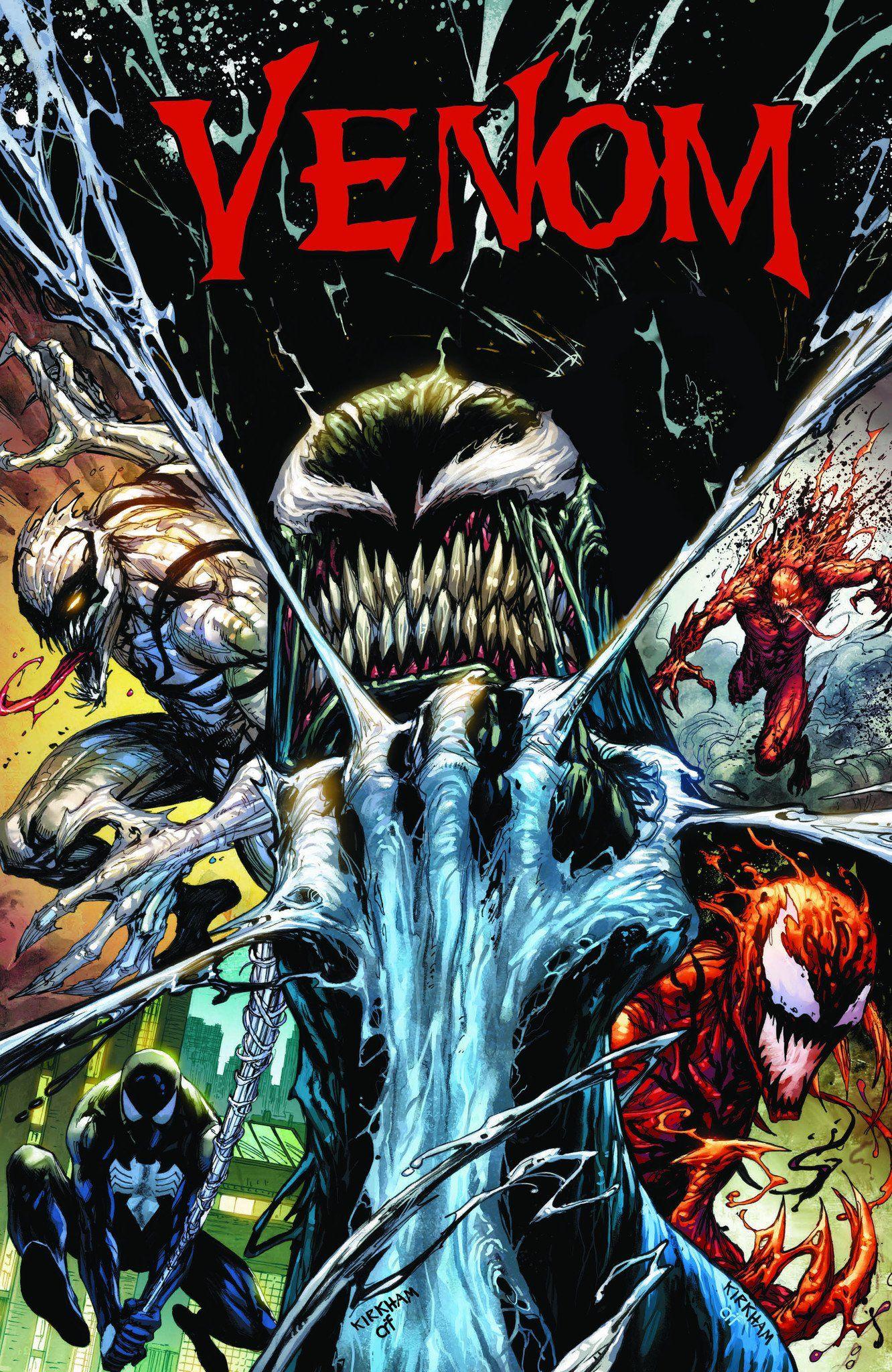Wallpaper Venom, Carnage, Anti Venom Spider Man, Toxin, CArt Desktop