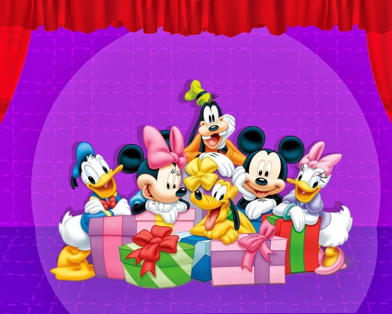 mickey mouse birthday party wallpaper