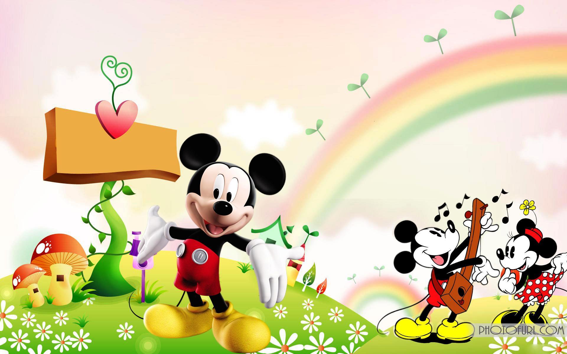 Mickey Mouse Birthday Wallpaper