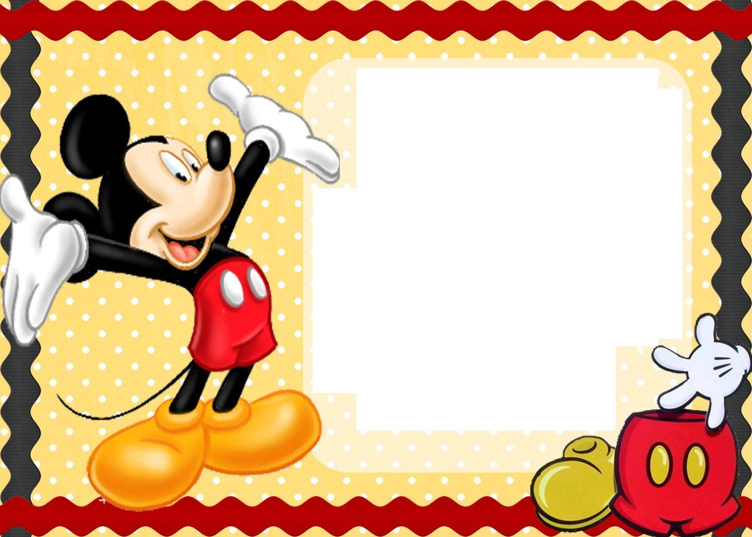Mickey Mouse Frame Wallpaper High Quality