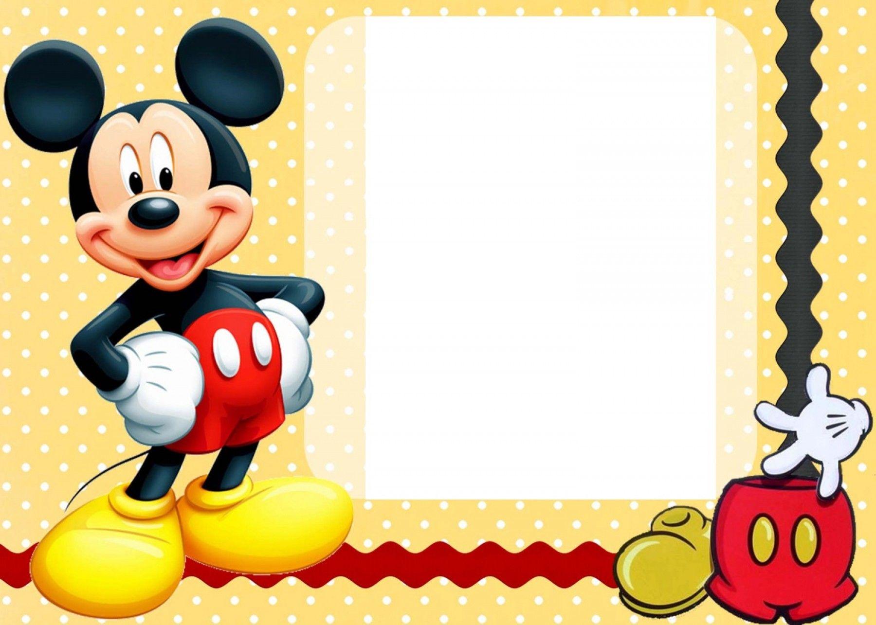 Mickey Mouse Birthday Desktop Wallpaper