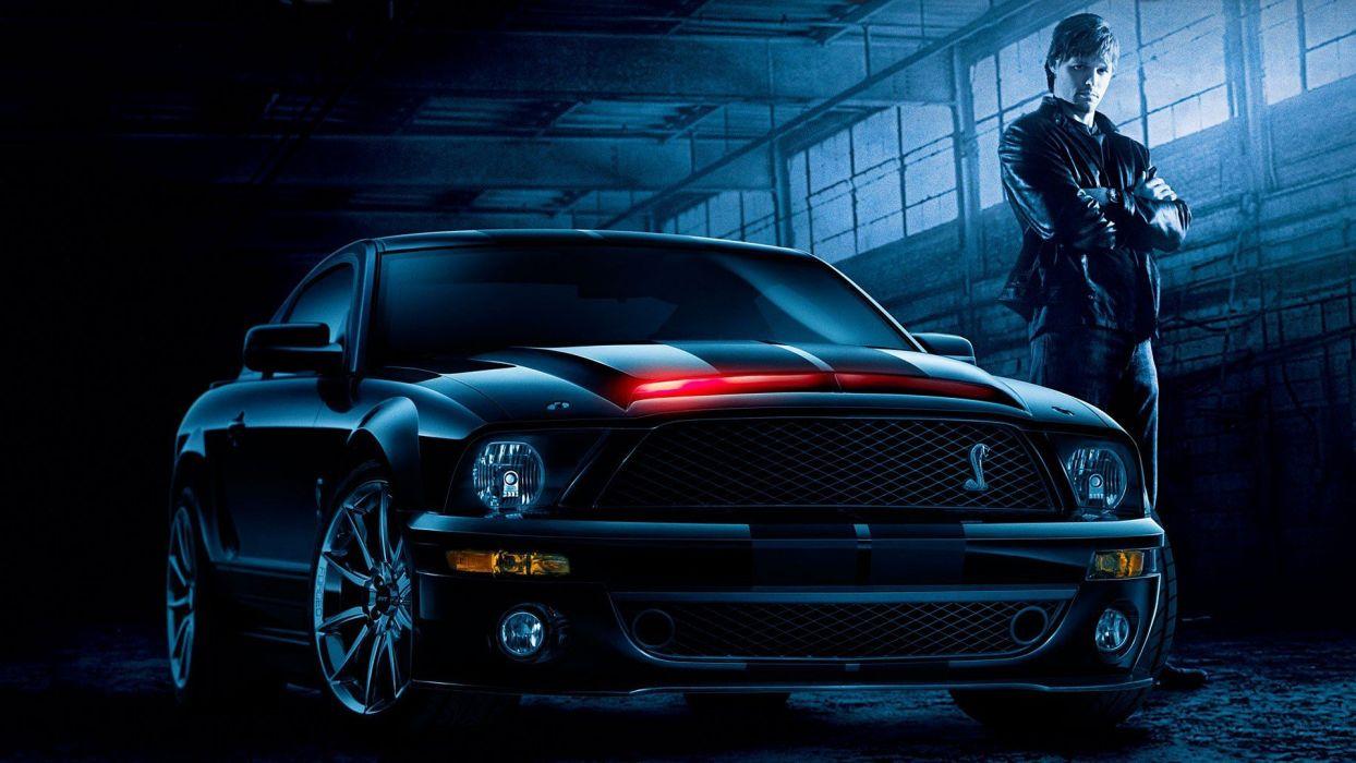 Cars muscle cars Ford Mustang Knight Rider widescreen wallpaper