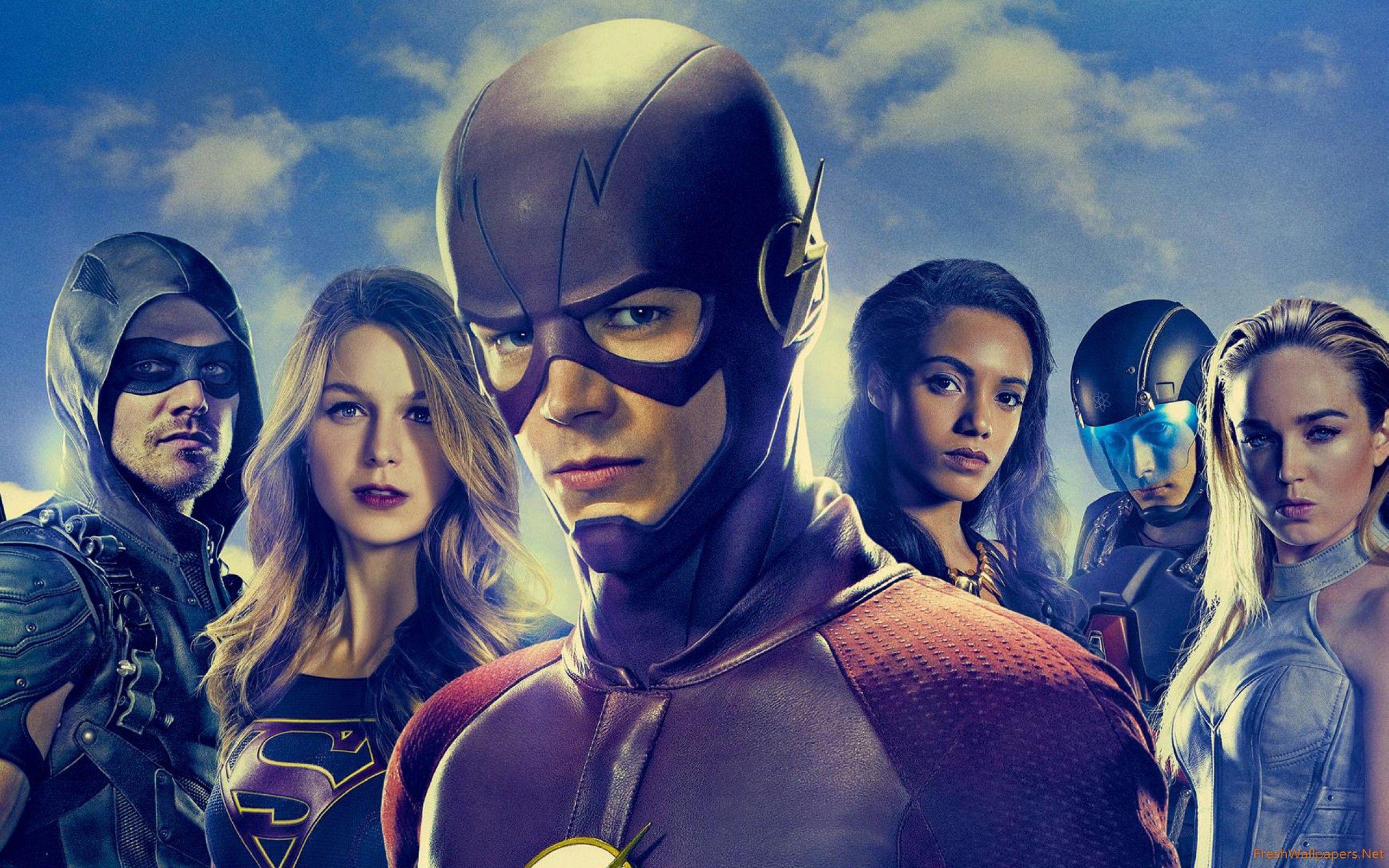 Flash Supergirl Arrow Tv Series wallpaper