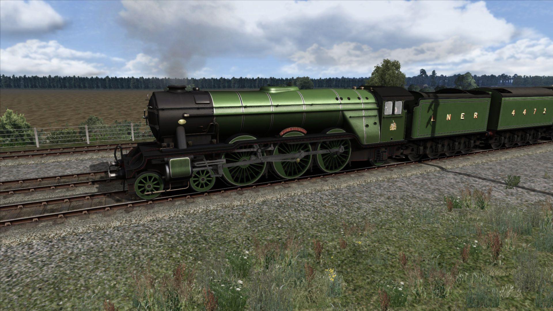 TS: LNER Class A3 'Flying Scotsman' promotional art