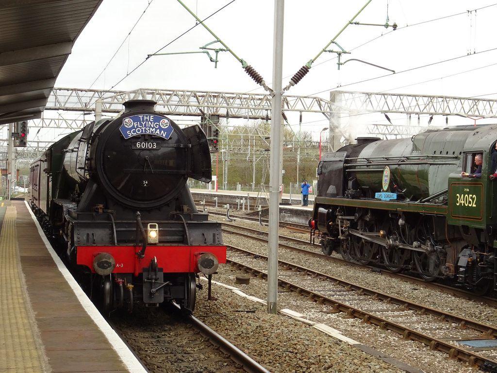BR 60103 Flying Scotsman & 34052 Lord Dowding Crewe
