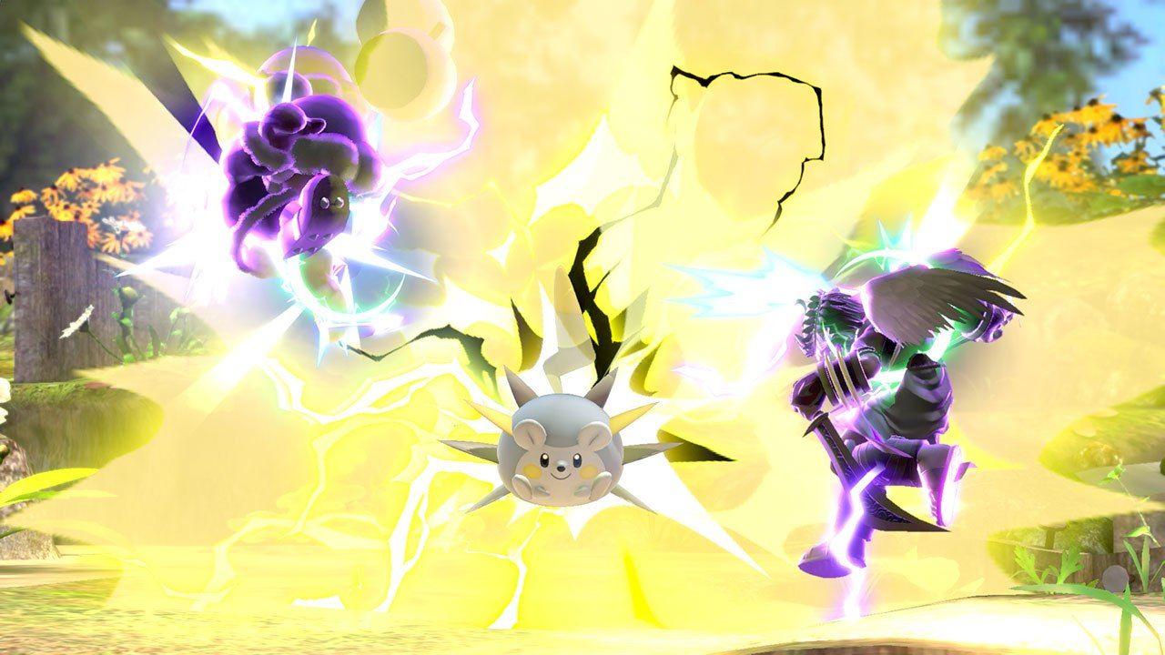 Togedemaru using its attack. Super Smash Brothers Ultimate. Know