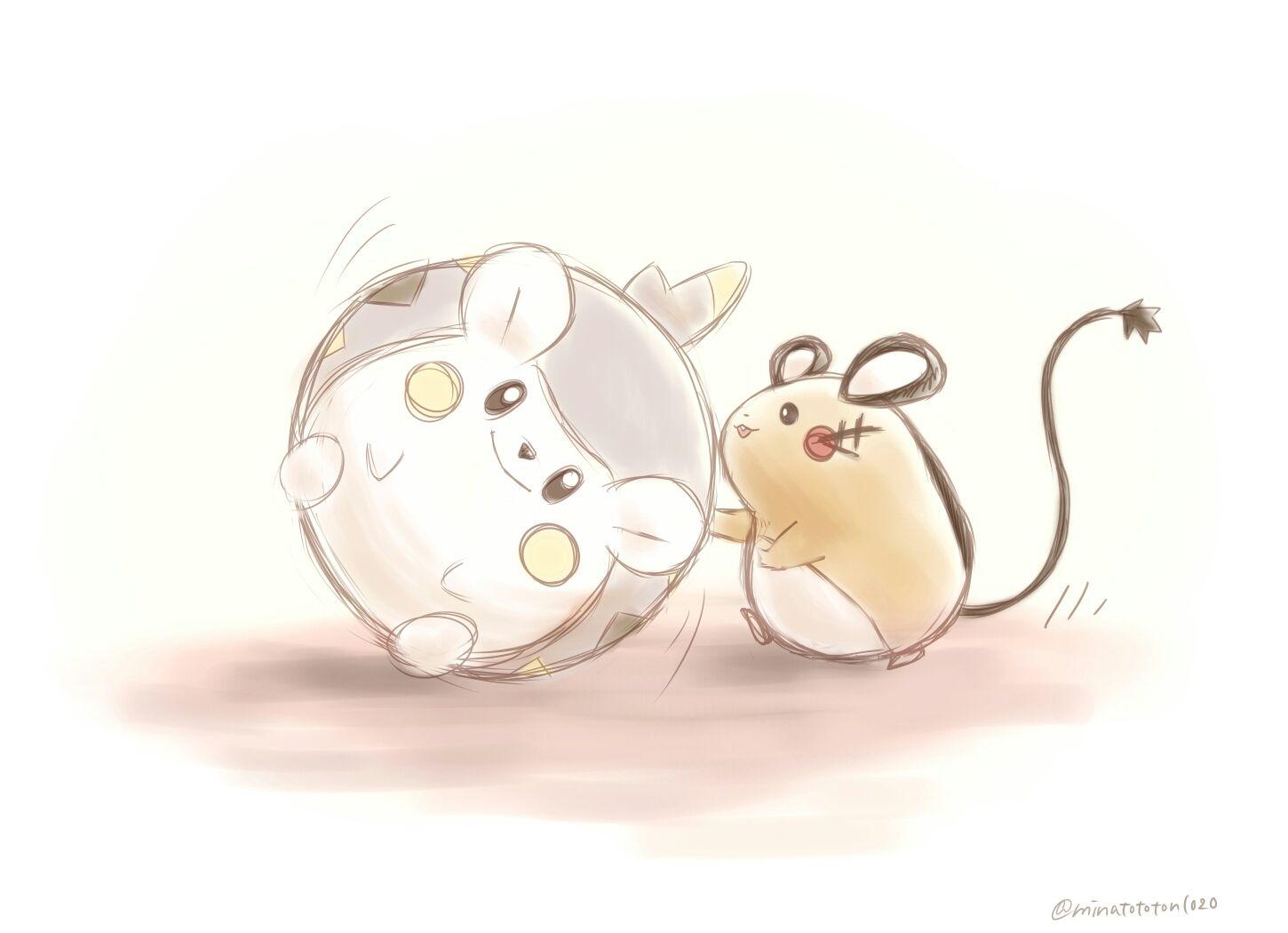 Togedemaru and Dedenne. Teh Pokemanz. Pokémon, Pokemon