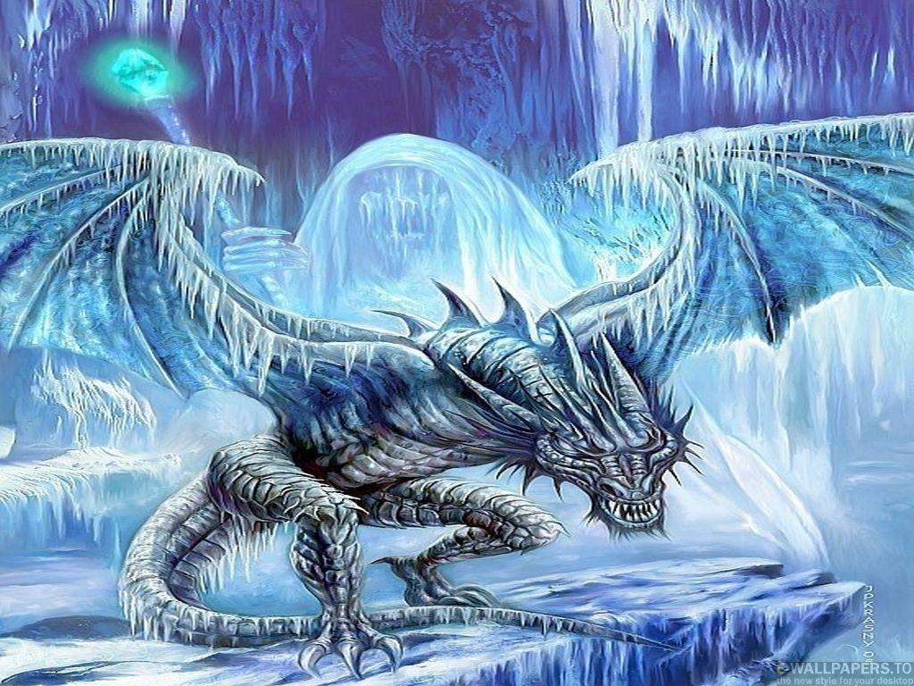 Ice Dragon. ice dragon Wallpaper. DRAGONS. Ice dragon