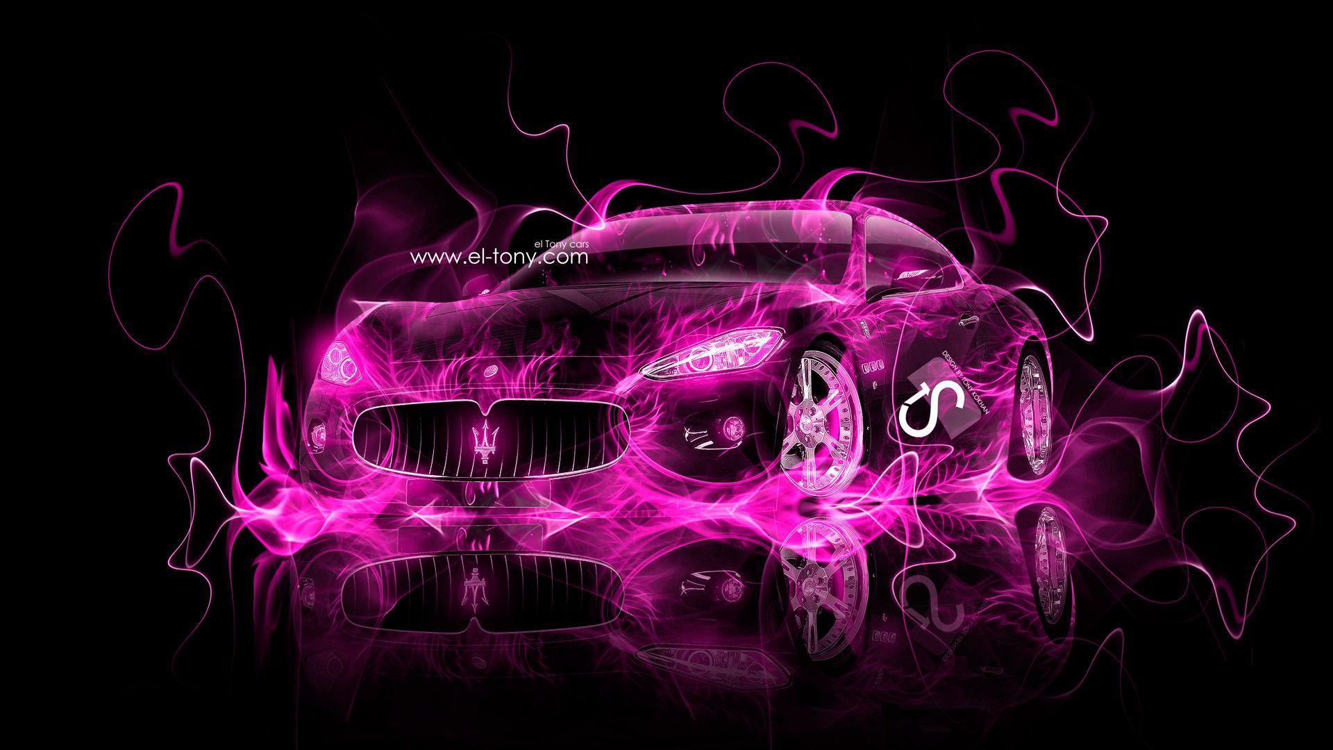 Maserati Granturismo Fire Car 2013