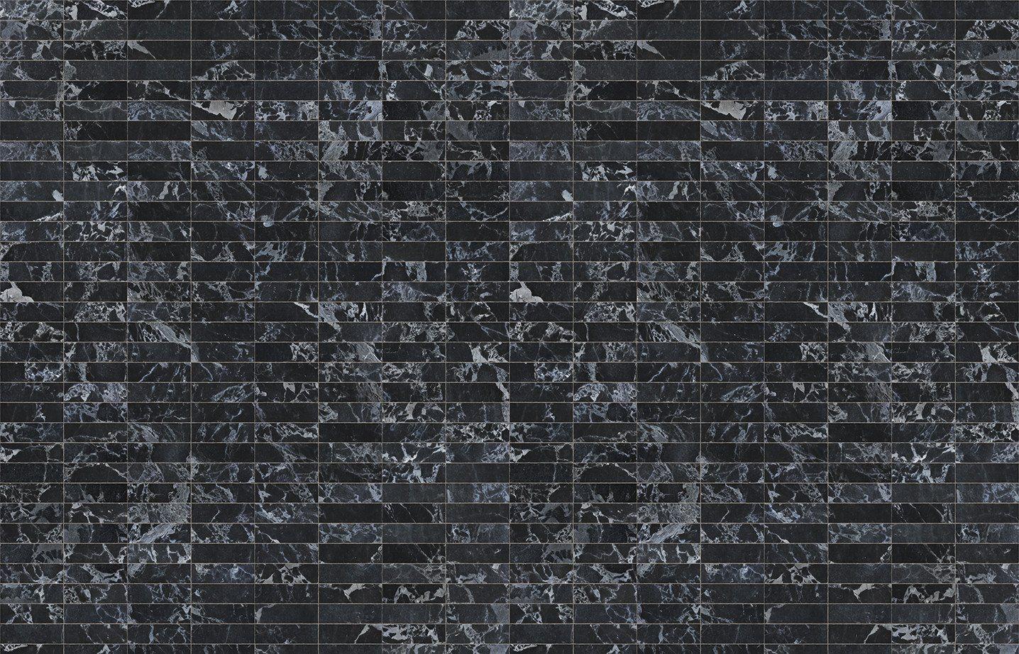 Black Marble Wallpaper design by Piet Hein Eek for NLXL Wallpaper