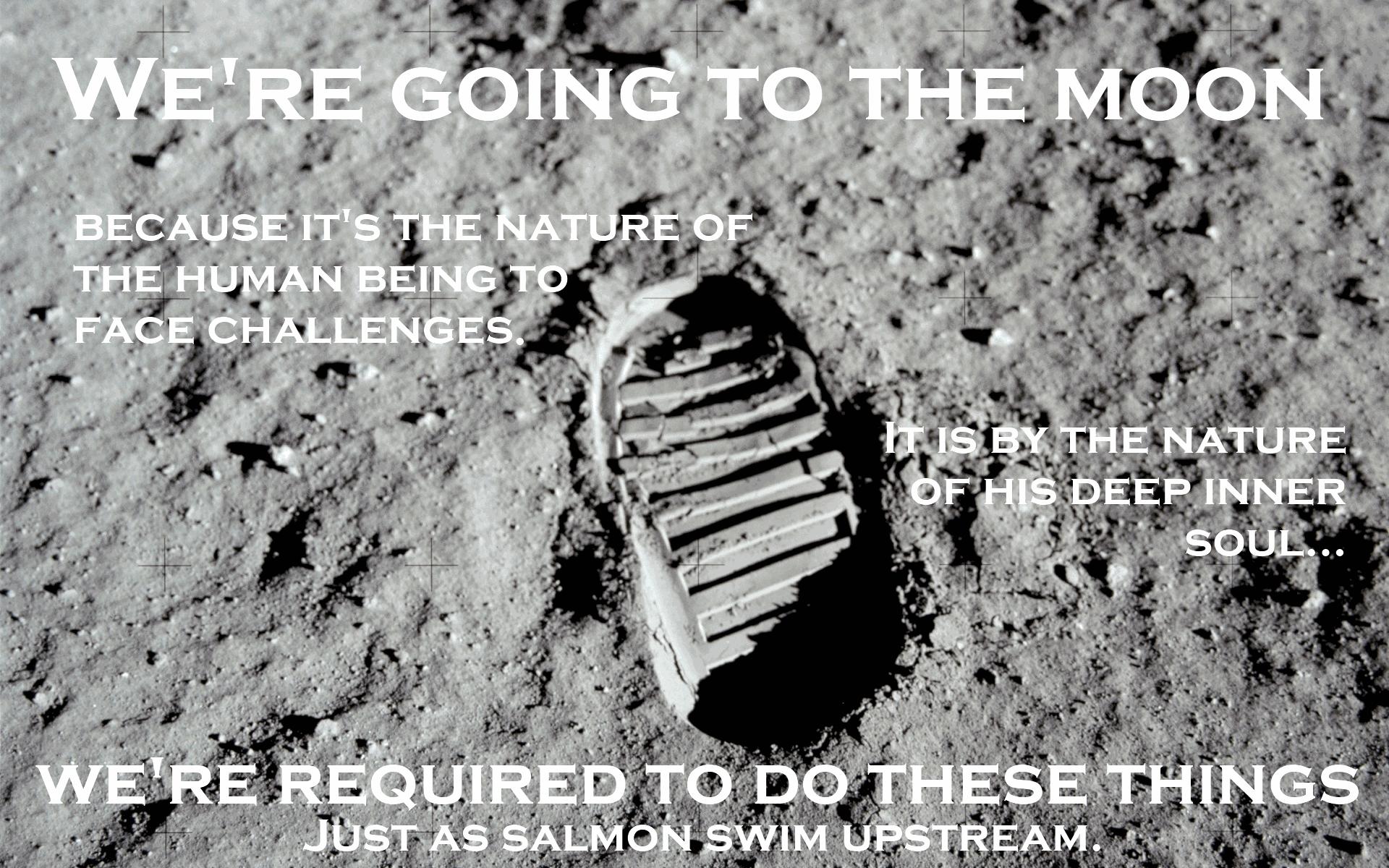 RIP Neil Armstrong [1920x1200](footprint quote)