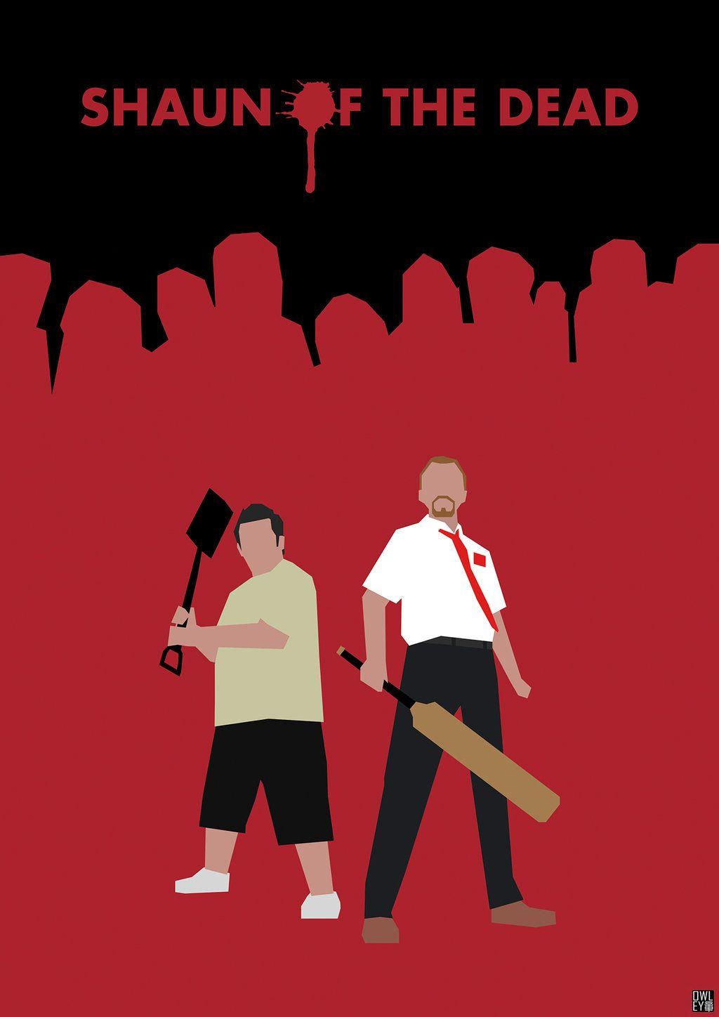 Shaun Of The Dead Poster. 'Shaun of the Dead' poster. Hero Complex