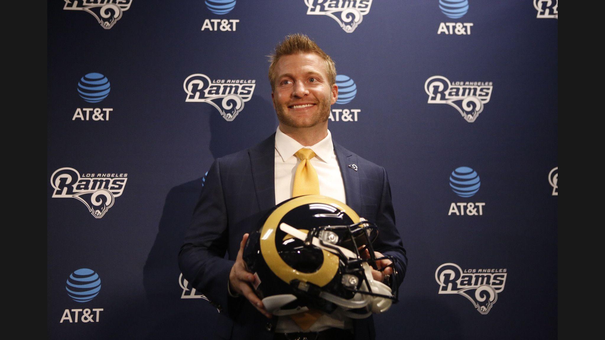 Sean McVay is introduced as the Rams' new coach