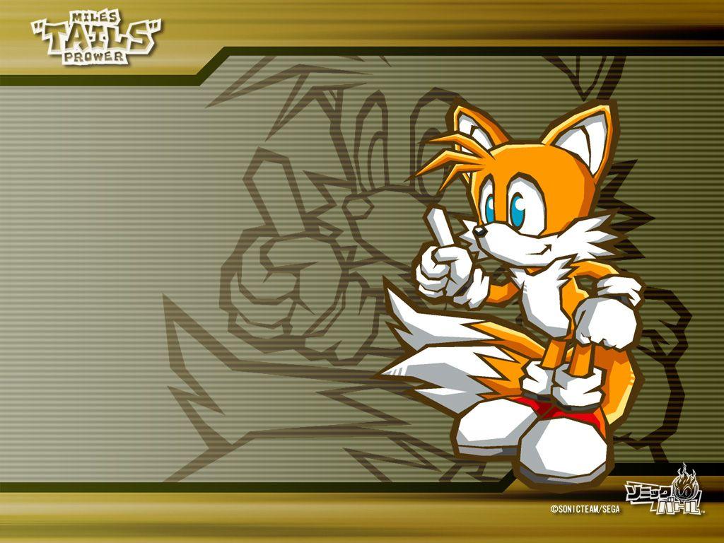 1024x768px Sonic and Tails Wallpaper