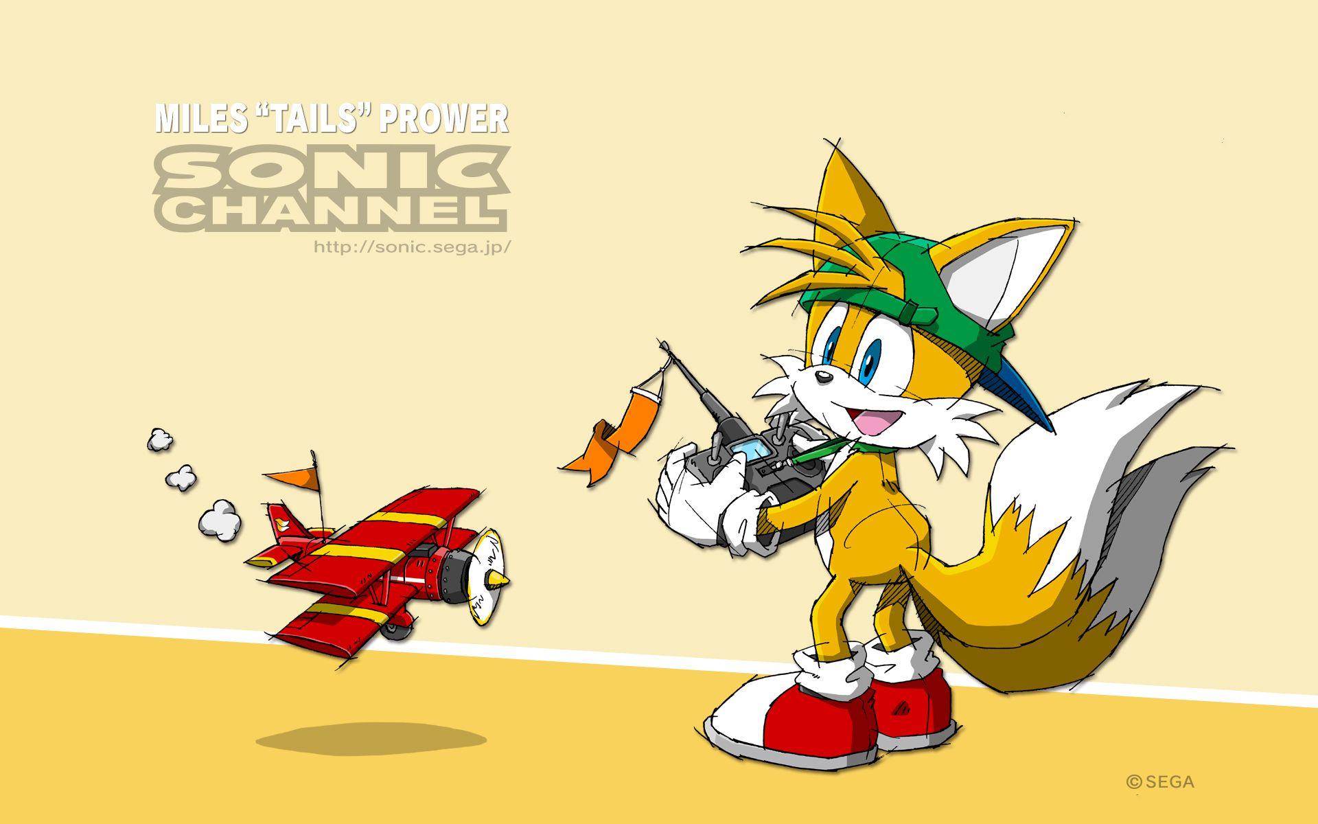 Tails and his toy. Sonic the Hedgehog