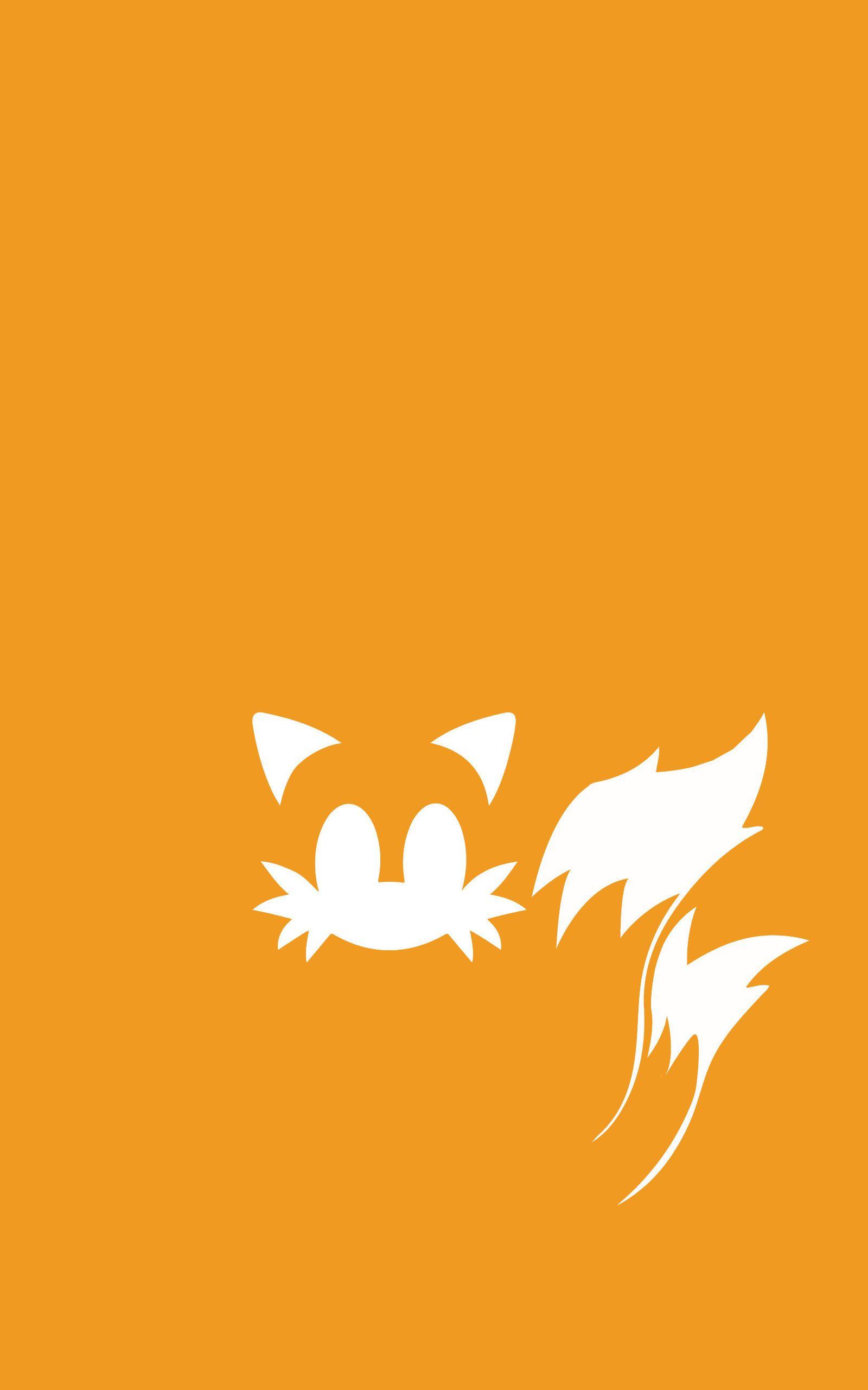 tails character minimalism portrait display sonic the hedgehog video