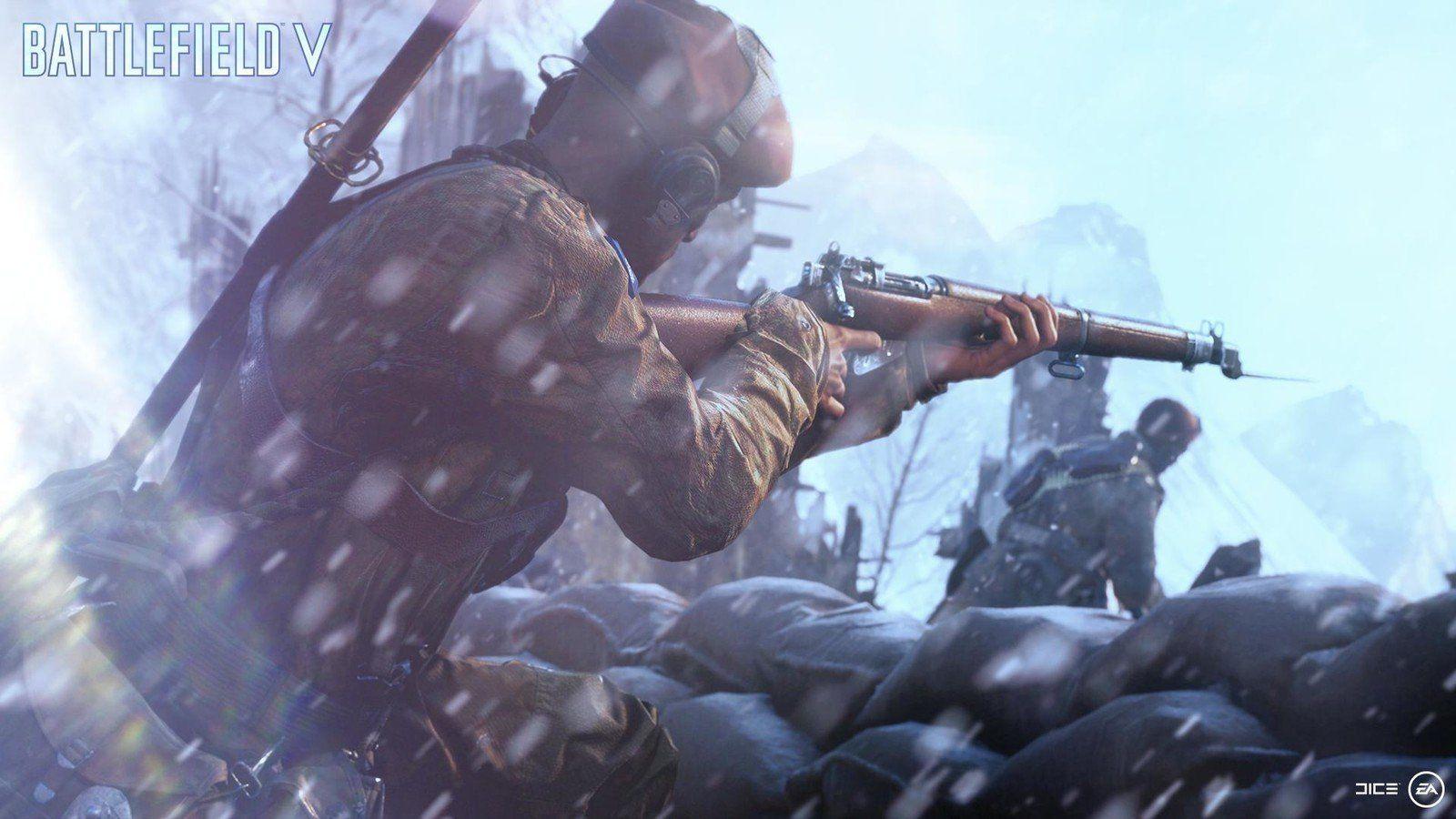 Battlefield 5: Sniper and Ground Combat Gameplay at 4K 60fps