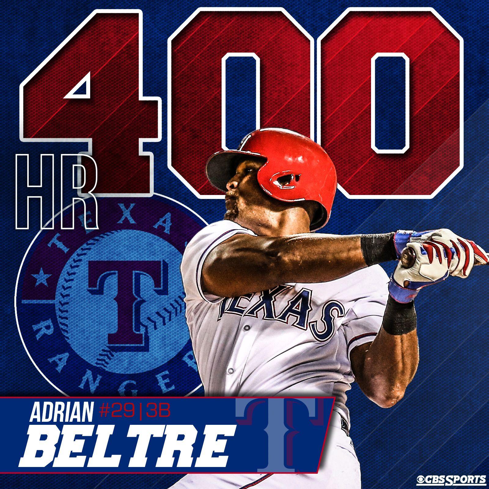 WATCH: Adrian Beltre hits his 400th career home run