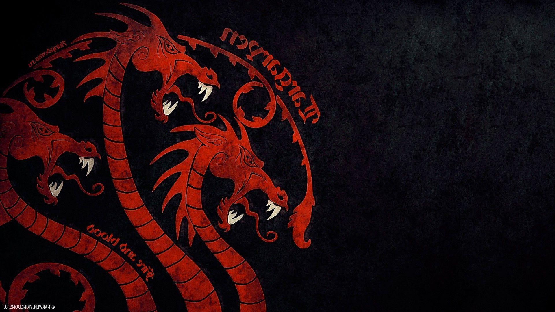 game of thrones house targaryen fire and blood dragon sigils
