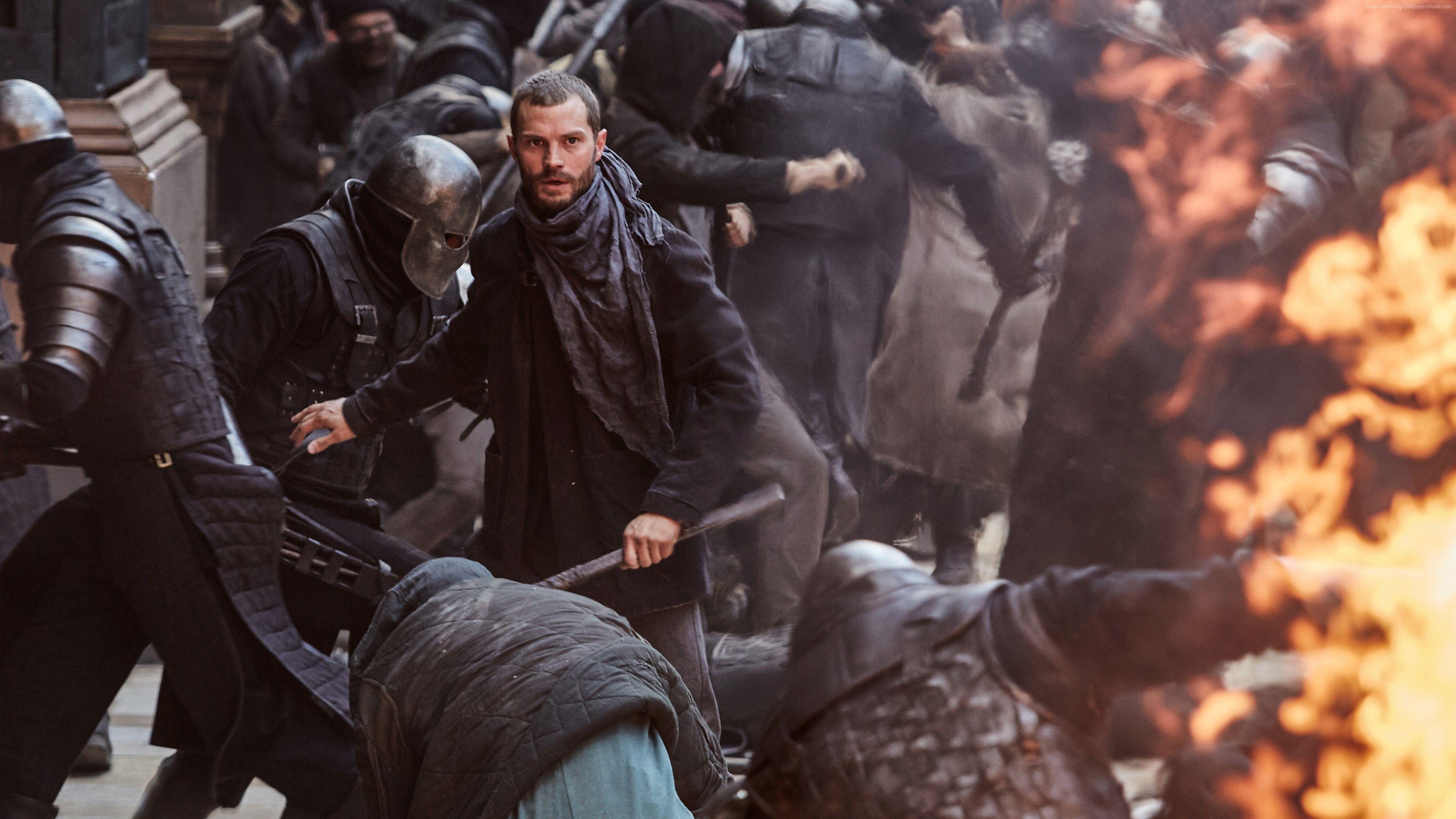 Wallpaper Robin Hood, Jamie Foxx, Taron Egerton, 4K, Movies 4k