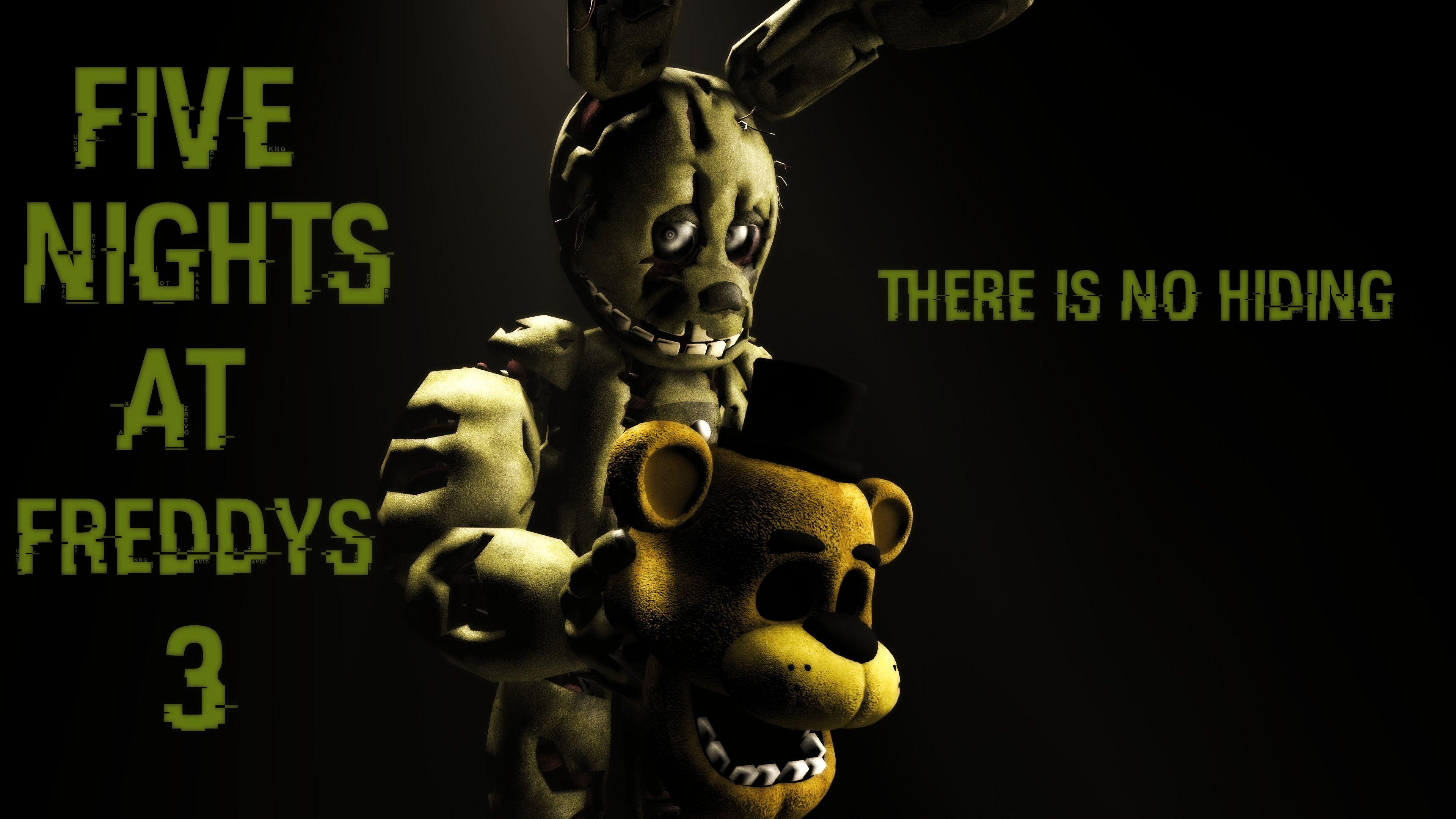 Five Nights at Freddy's 3  Five nights at freddy's, Five night, Fnaf  wallpapers