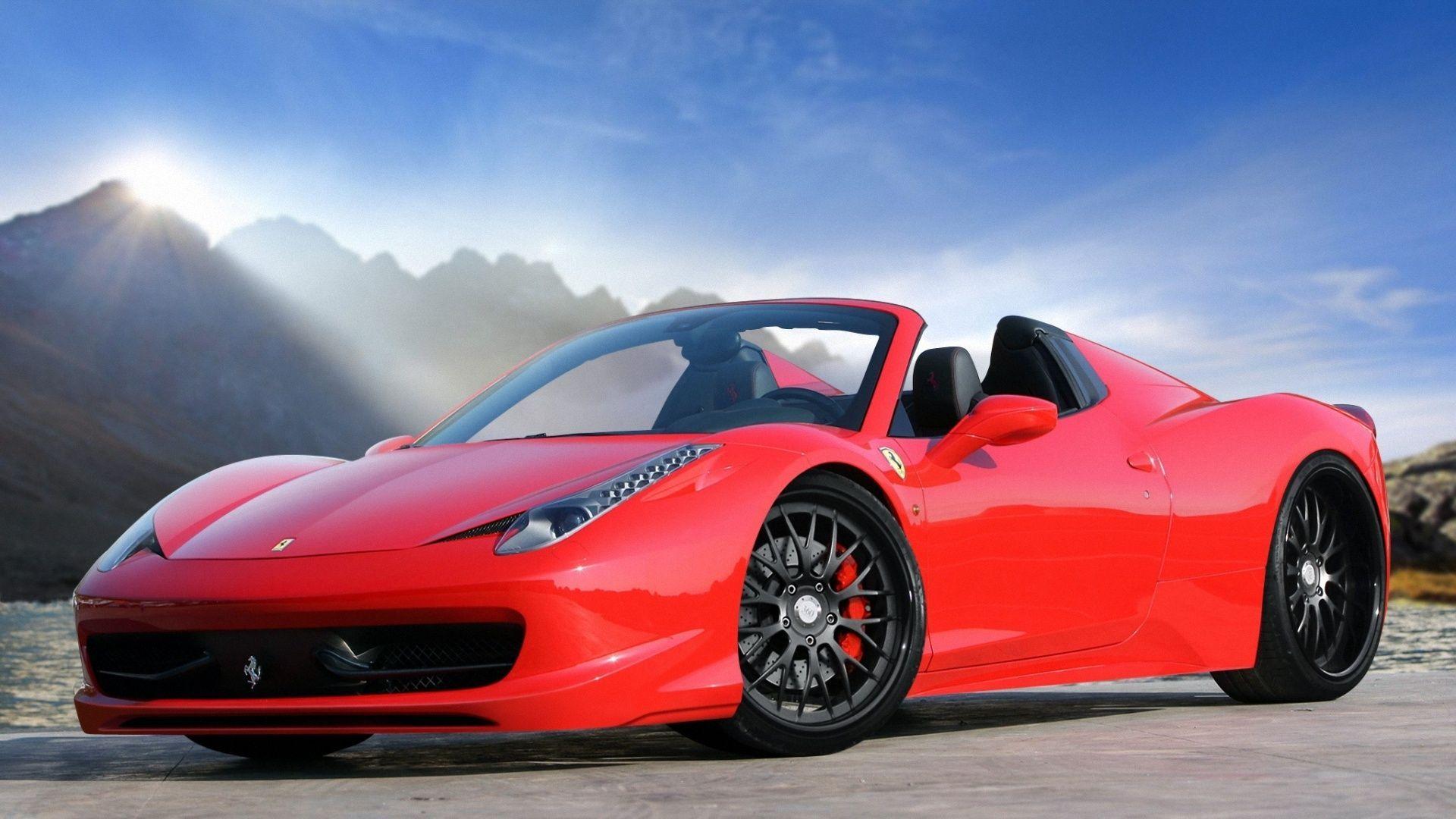 Ferrari HD 1080p wallpaper download free red ferrari 1080p