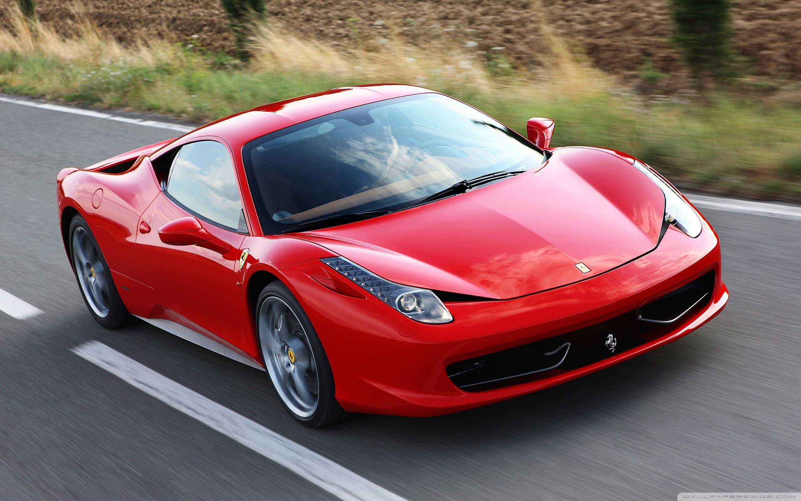 Red Ferrari 458 Italia ❤ 4K HD Desktop Wallpaper for 4K Ultra HD TV