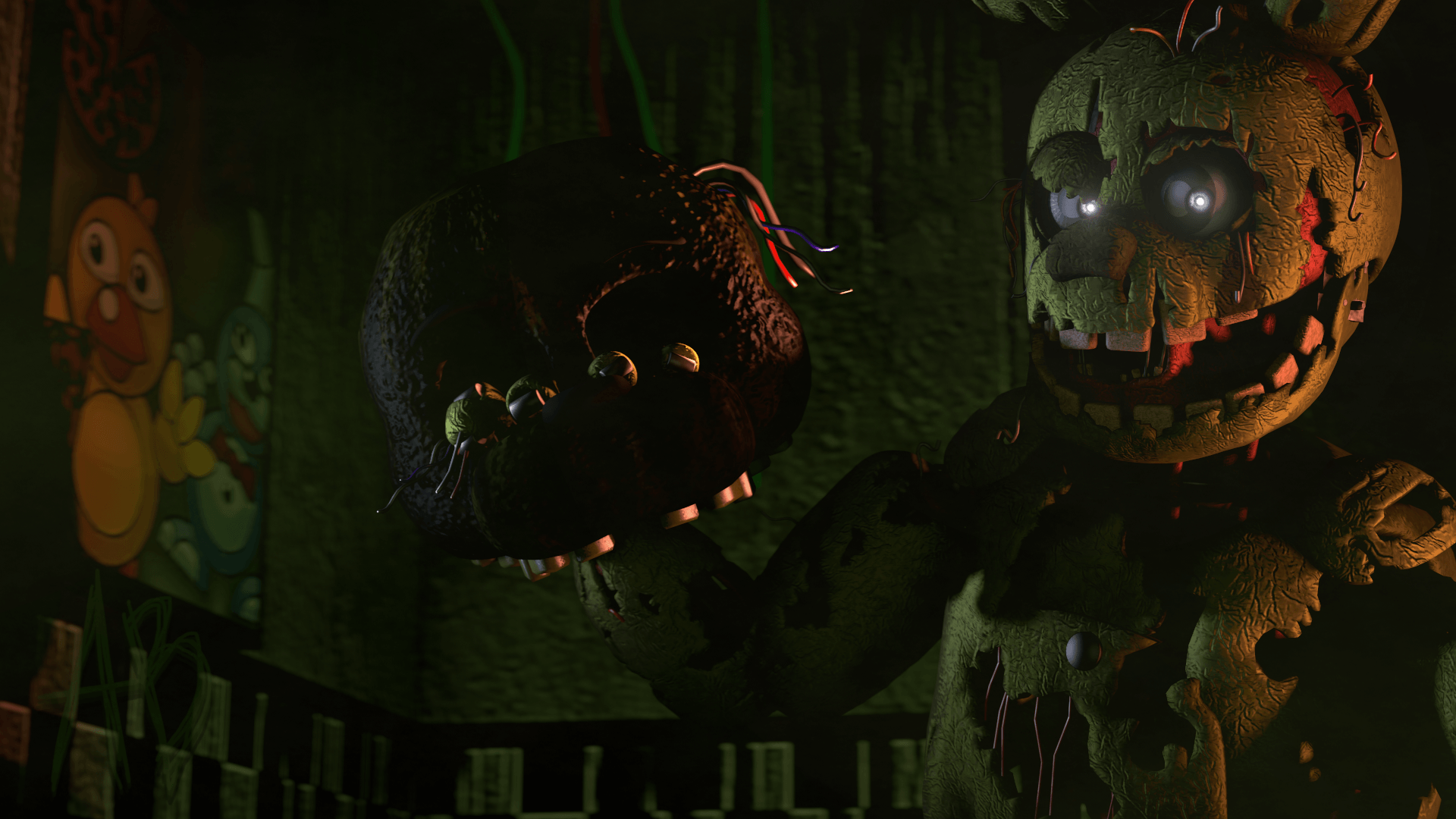 Five Nights at Freddy's, Five Nights at Freddy's 3, Five Nights at Freddy's,  HD wallpaper