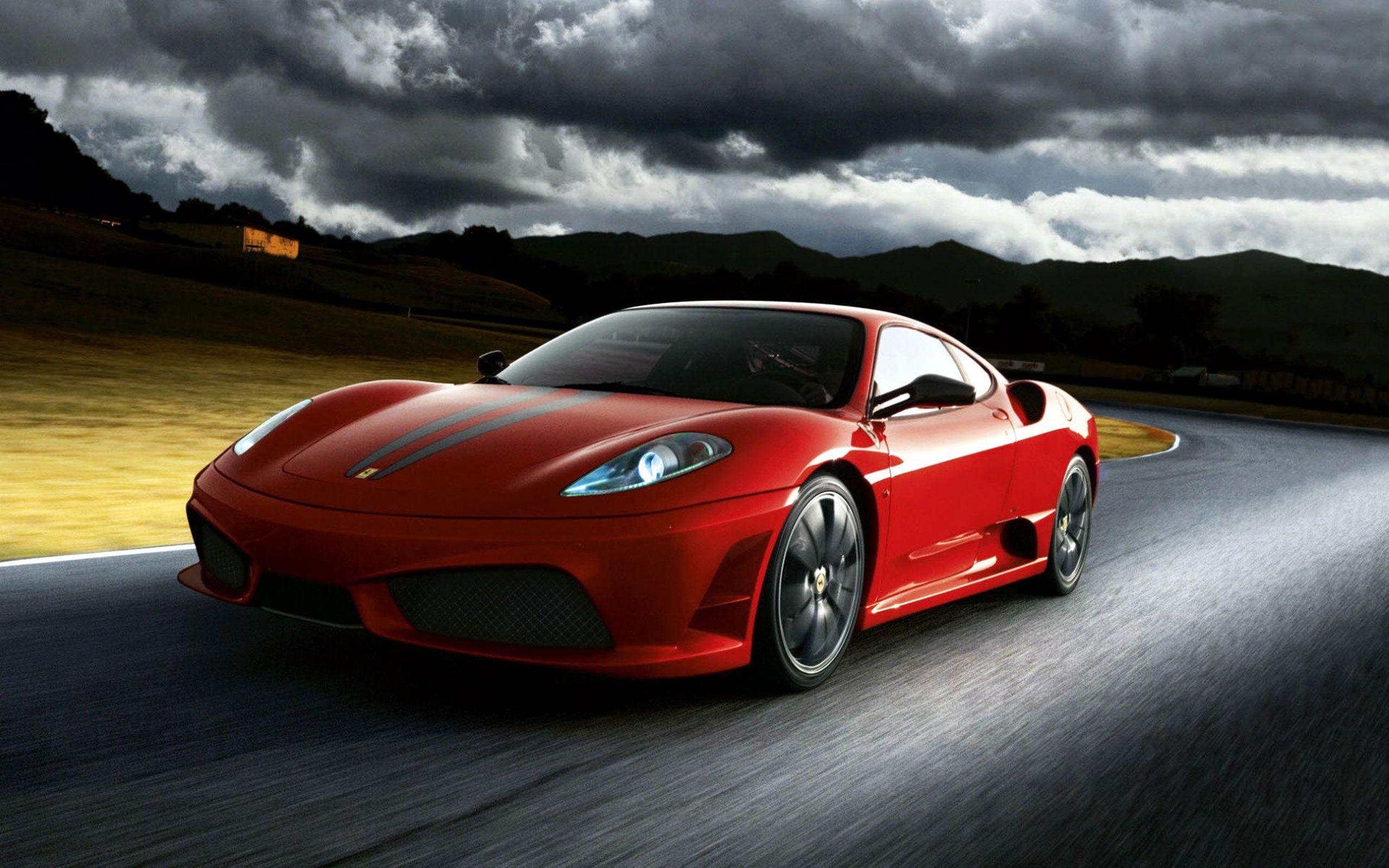 Red Ferrari Windows 10 Wallpaper