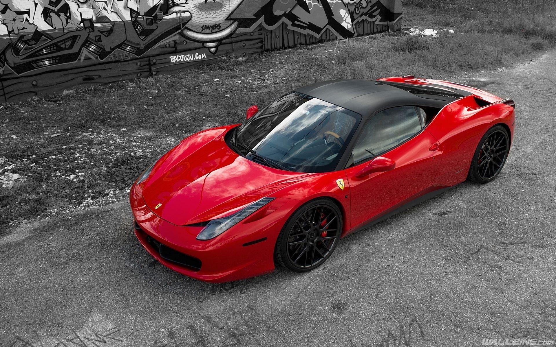 red ferrari 458 italia Wallpaper. HD Desktop Wallpaper