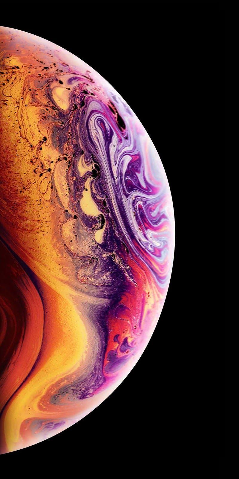 Download the stock wallpaper of iphone Xs, Xs Max and XR