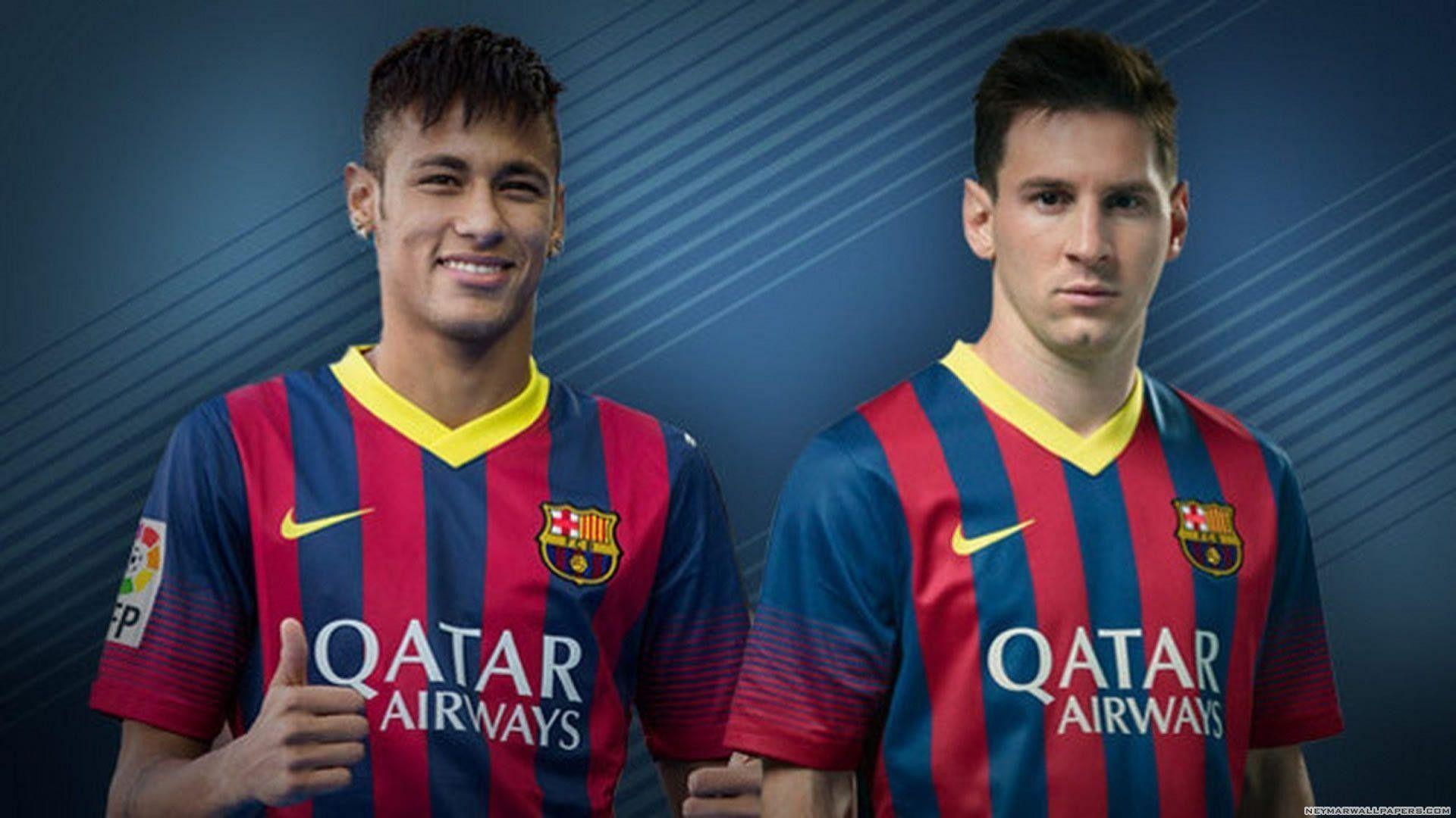 Messi and Neymar Wallpaper