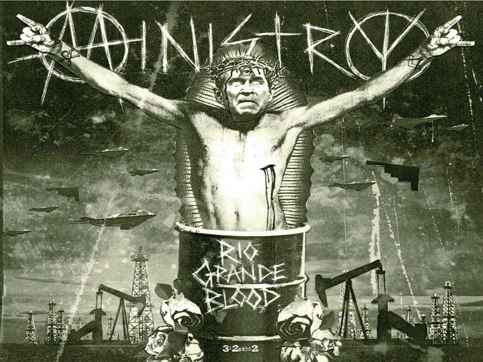 MINISTRY industrial metal heavy thrash synthpop dark poster