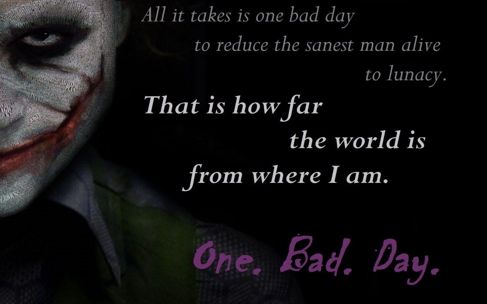 Quotes Wallpaper 1680×1050 Text, Quotes, The, Joker, The, Dark